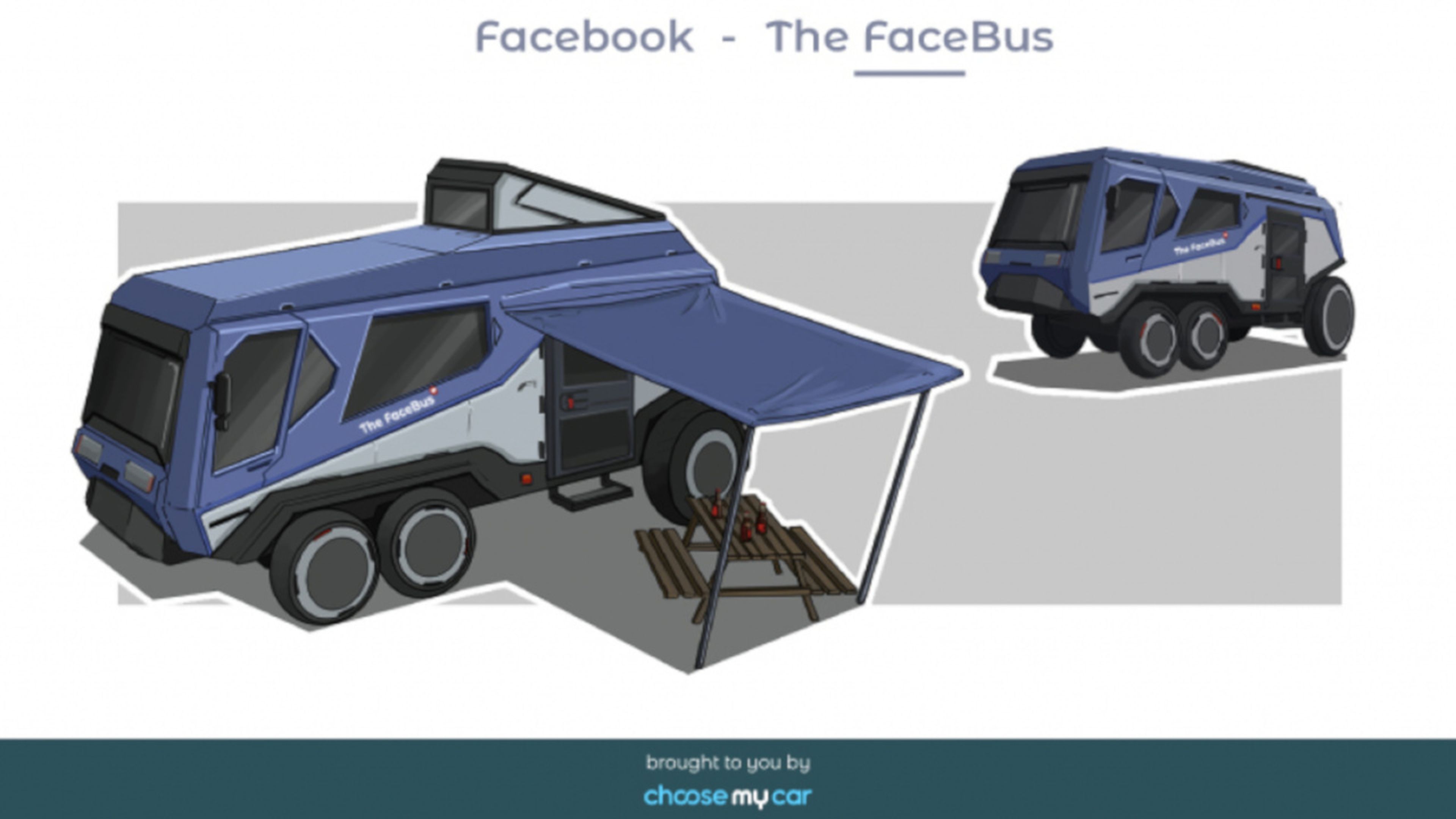 El FaceBus, el que podría ser el vehículo de Facebook.