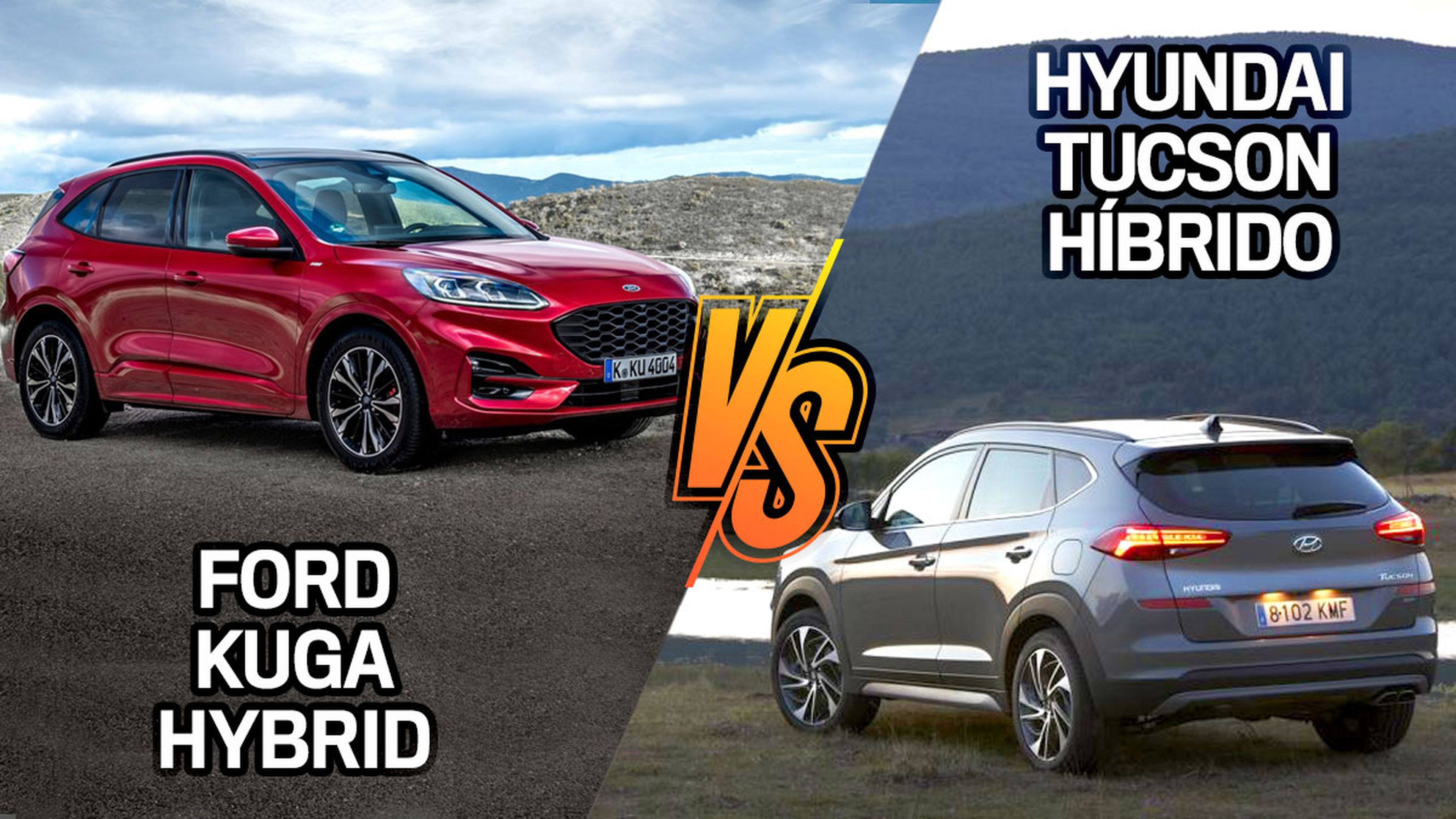 ¿Cuál es mejor, Ford Kuga Hybrid o Hyundai Tucson híbrido?