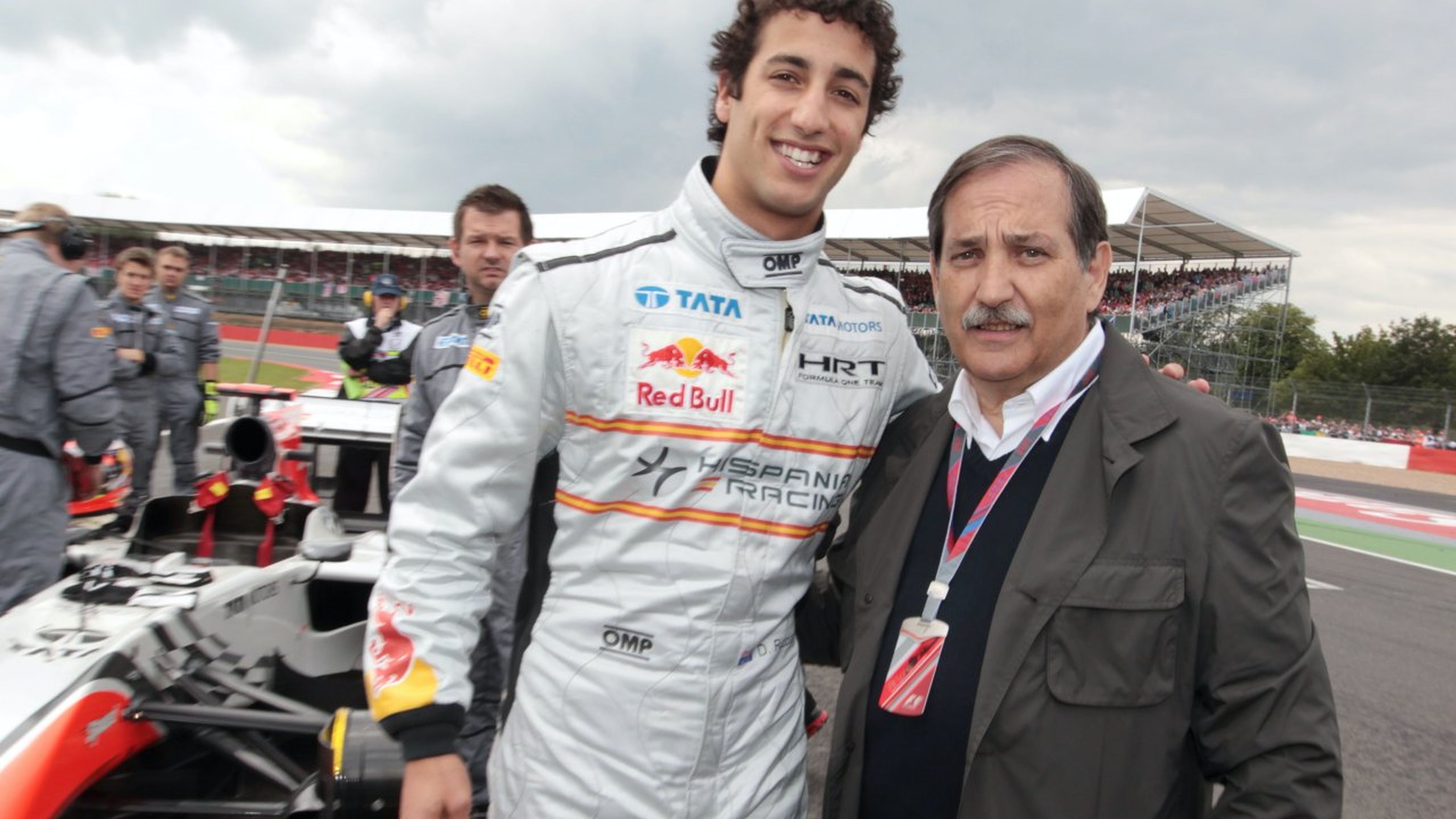 Daniel Ricciardo y José Ramón Carabante