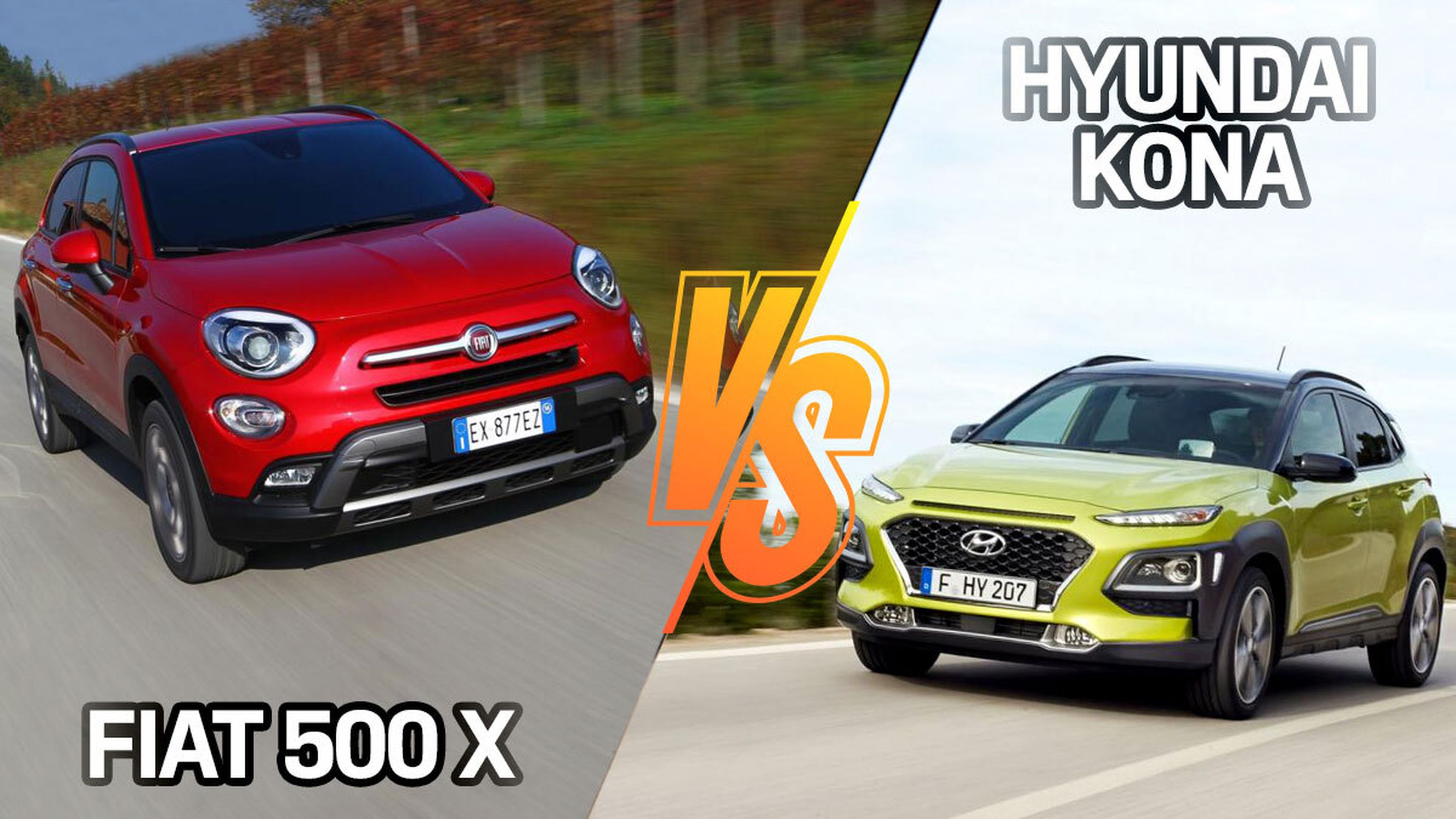 ¿Fiat 500X mejor que Hyundai Kona?