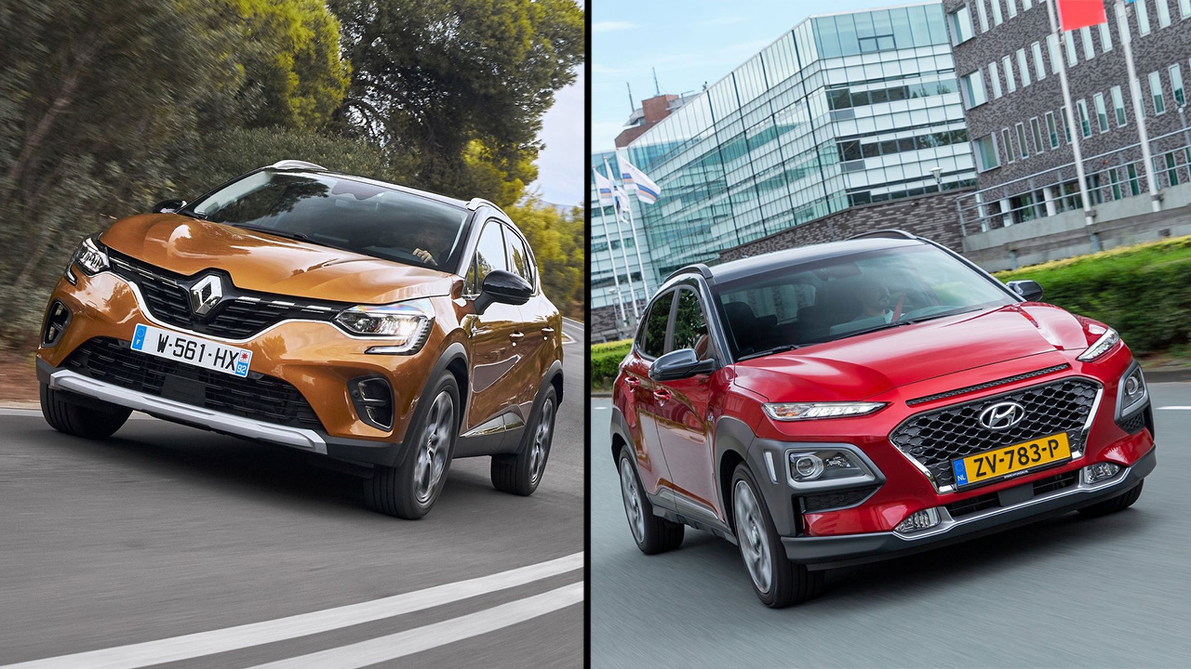 Hyundai Kona vs Renault Captur 2020