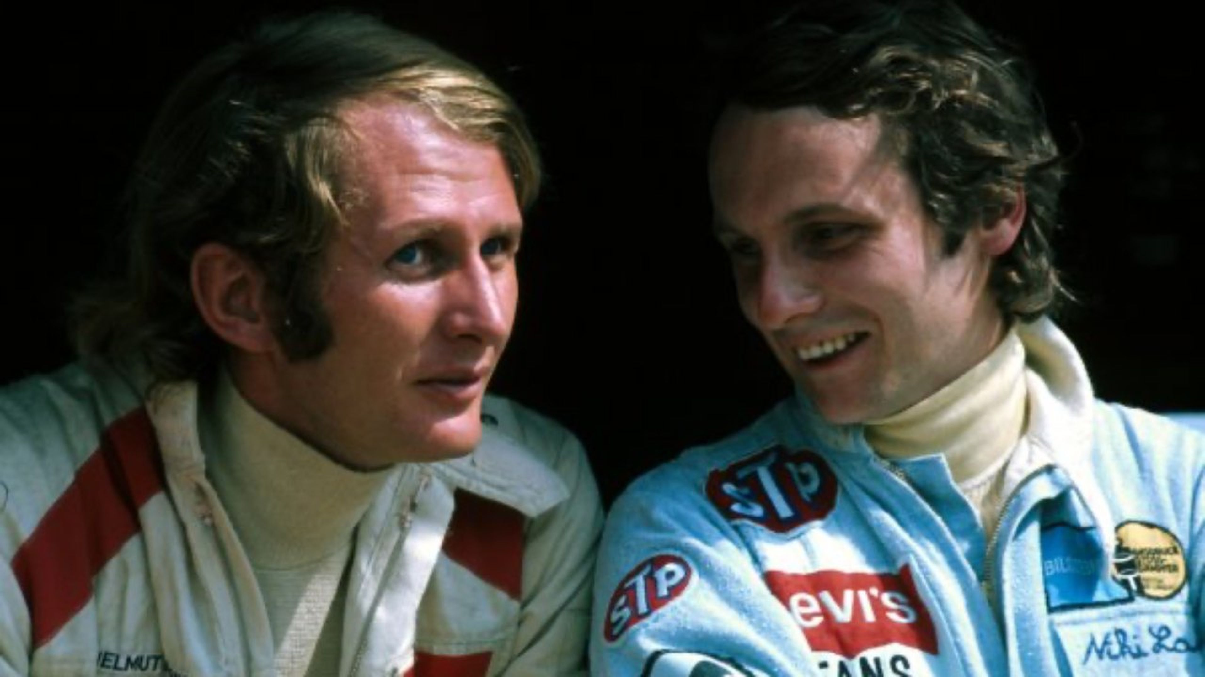 Helmut Marko junto a su compatriota Niki Lauda