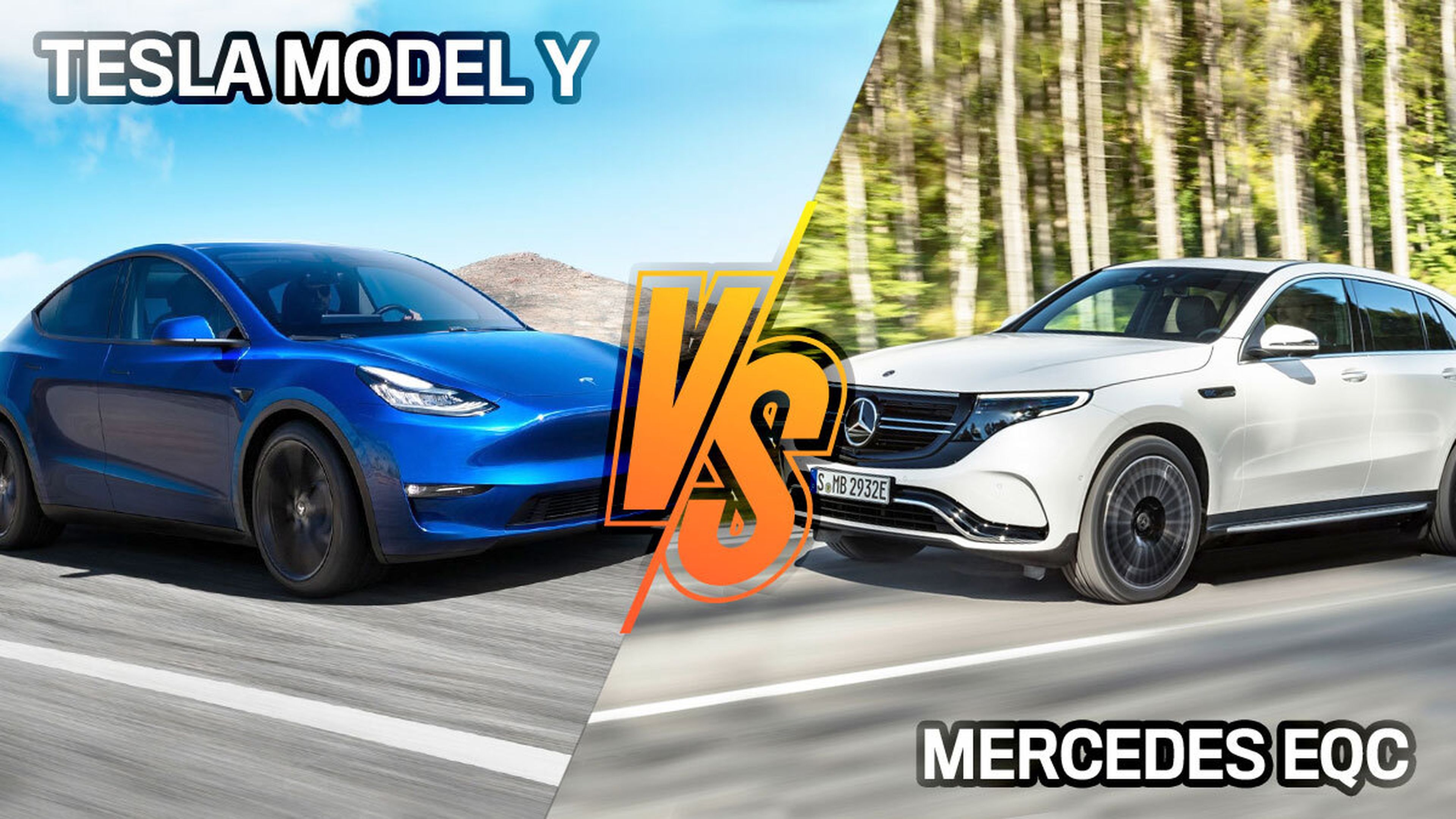 Mercedes EQC vs Tesla Model Y