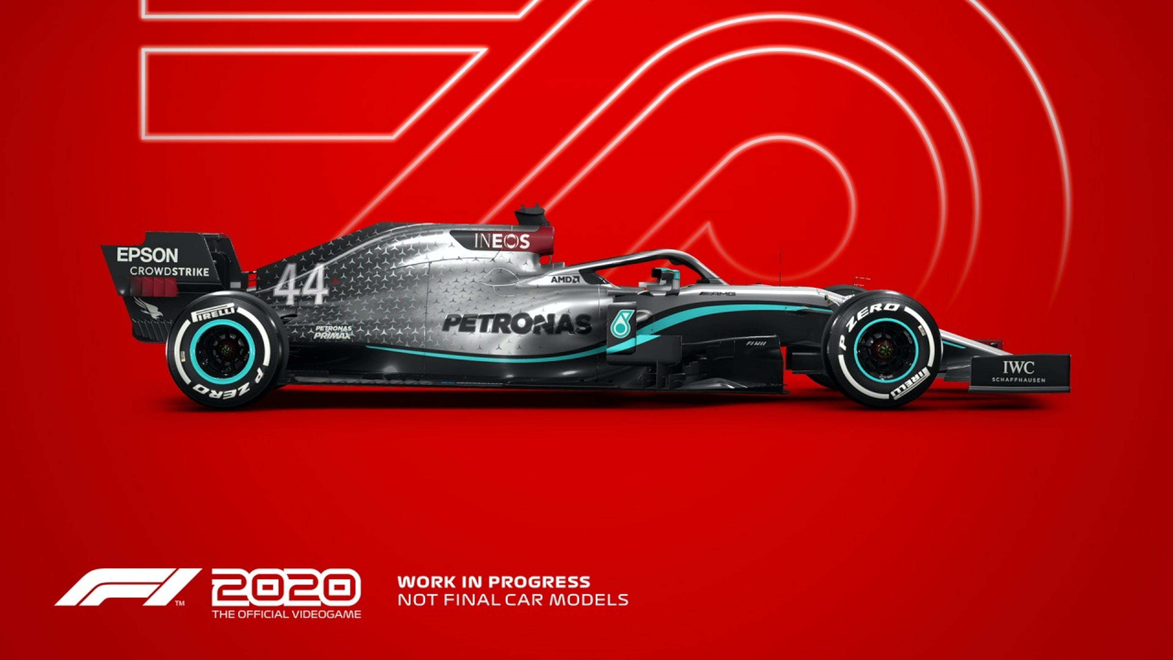 Mercedes F1 2020 en el videojuego F1 2020