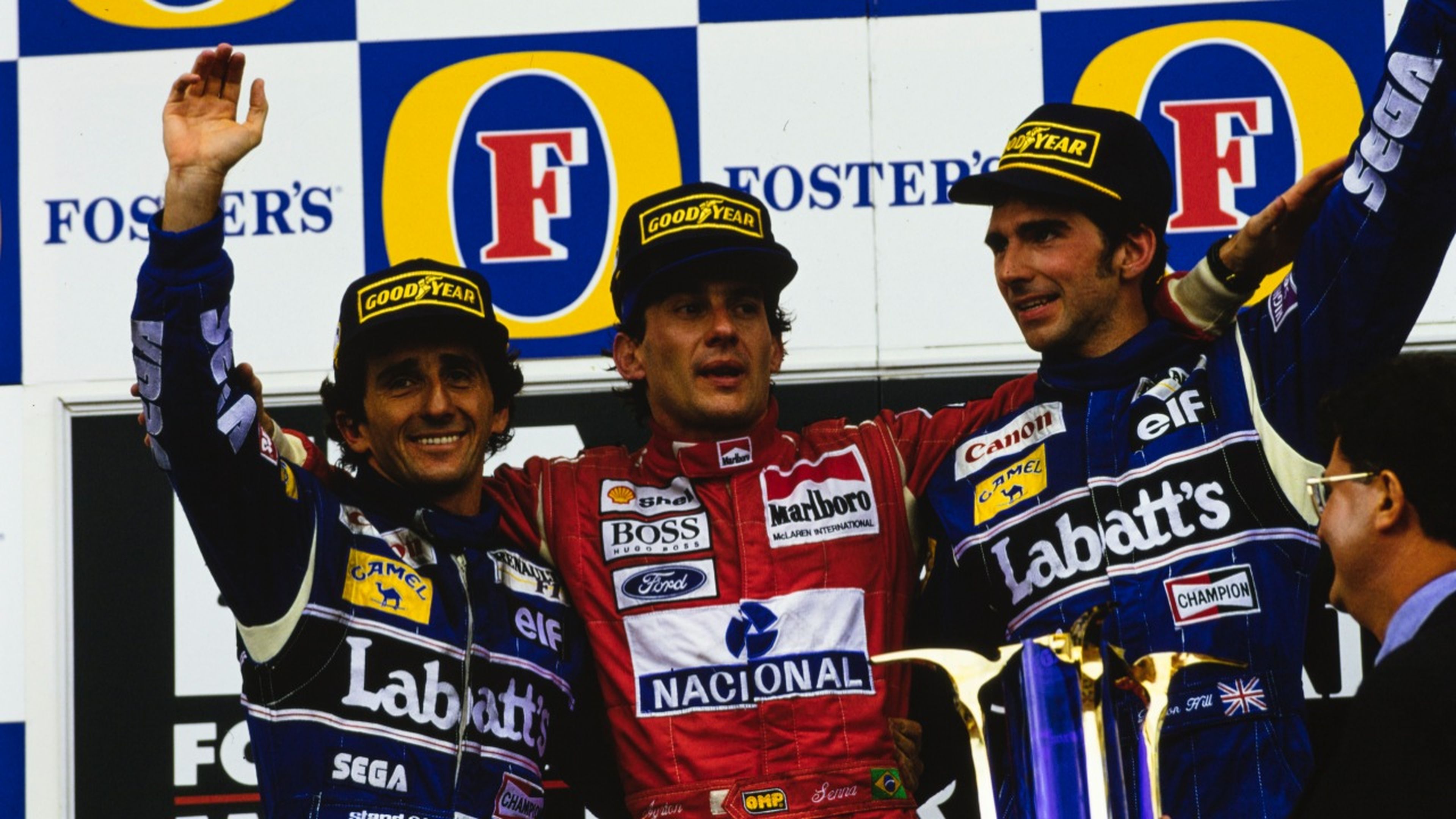 Senna en el Gp de Australia 1993