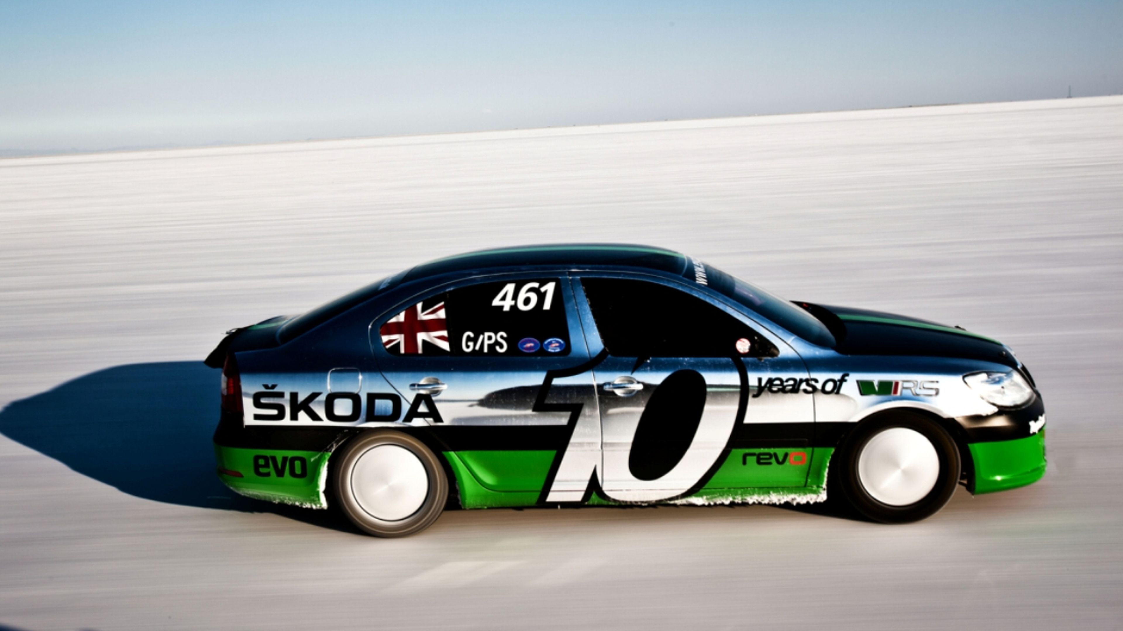 El Skoda Octavia vRS Bonneville Special alcanzó los 365 km/h en 2011