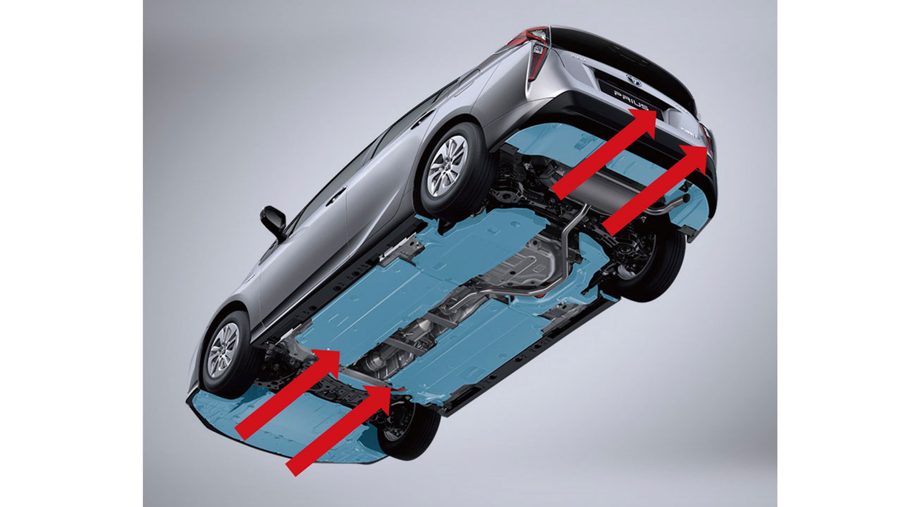 La aerodinámica en la parte inferior del coche es de lo más importante para conseguir una buena penetración aerodinámica