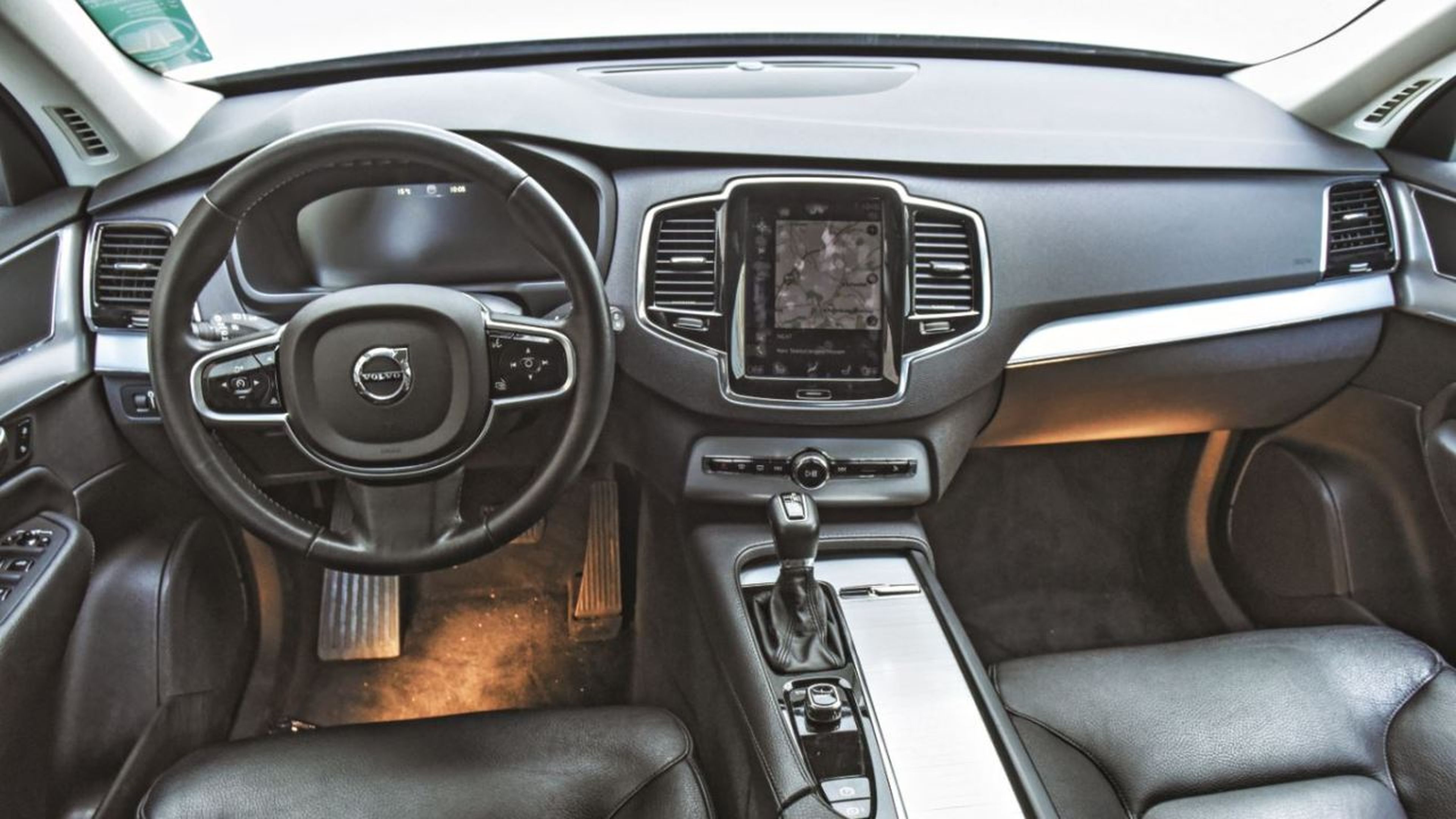 Un interior con gran calidad el de este Volvo XC90 de segunda mano