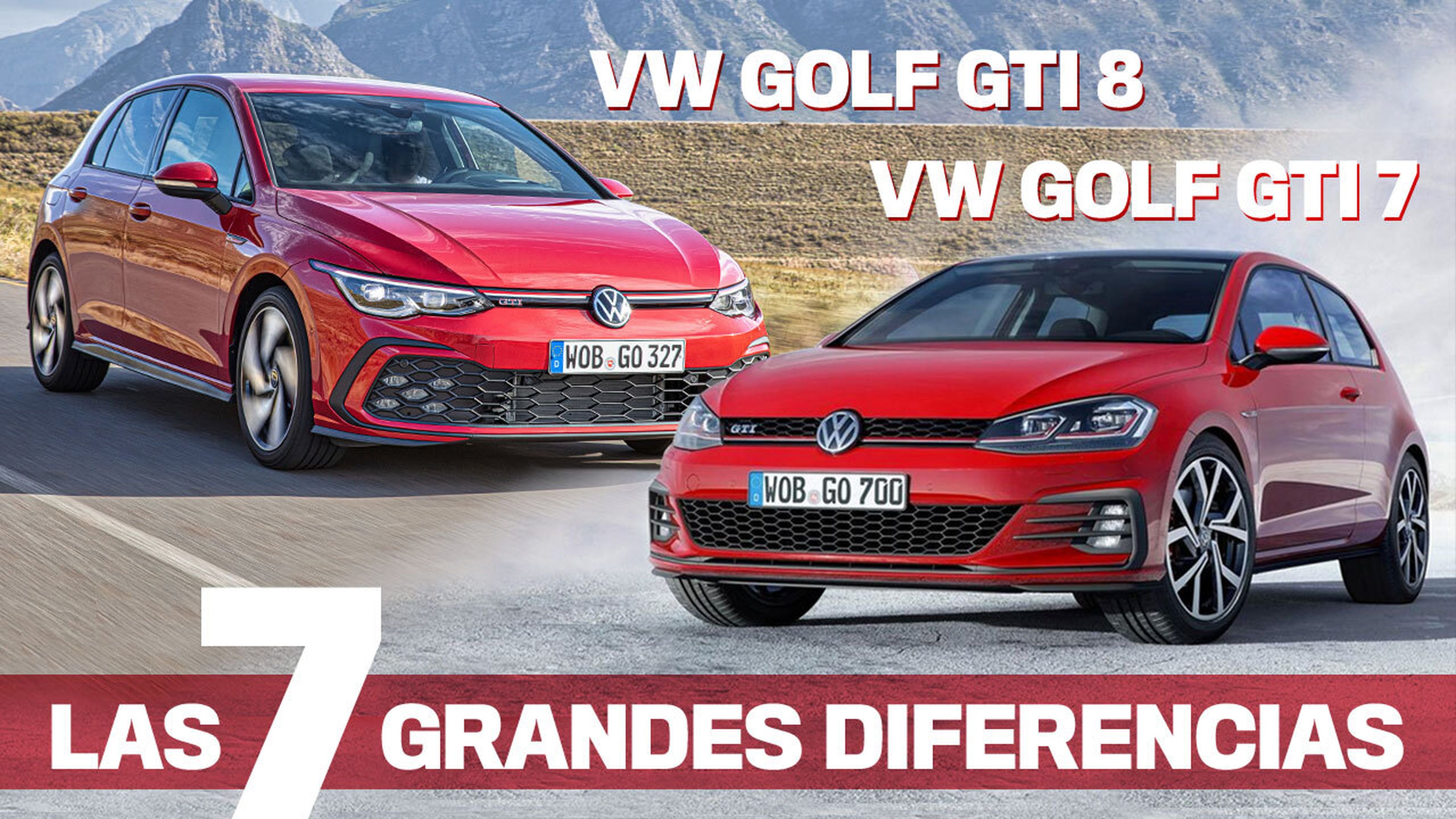 Las 7 grandes diferencias entre el VW Golf GTI 8 y el GTI 7