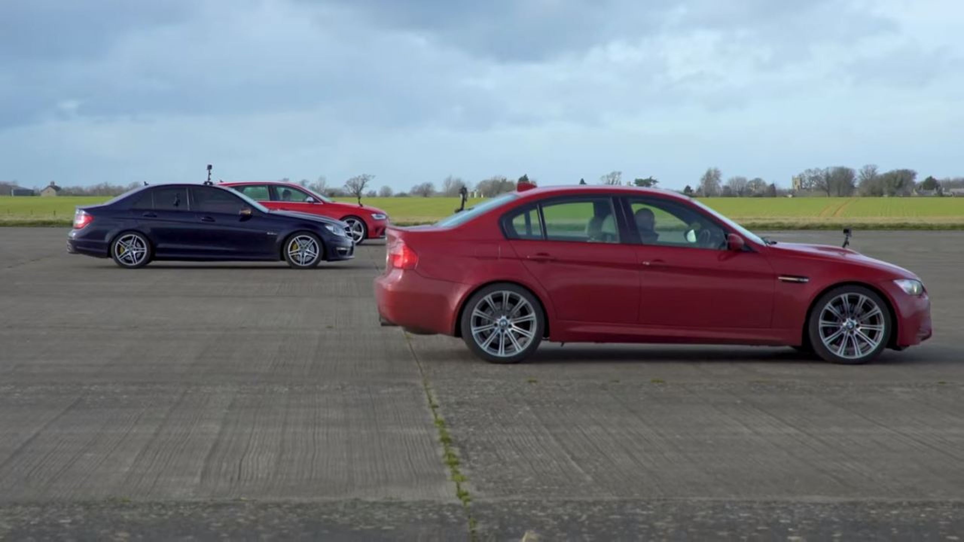Audi RS 4 Avant B8 vs Mercedes-AMG C 63 W204 vs BMW M3 E90