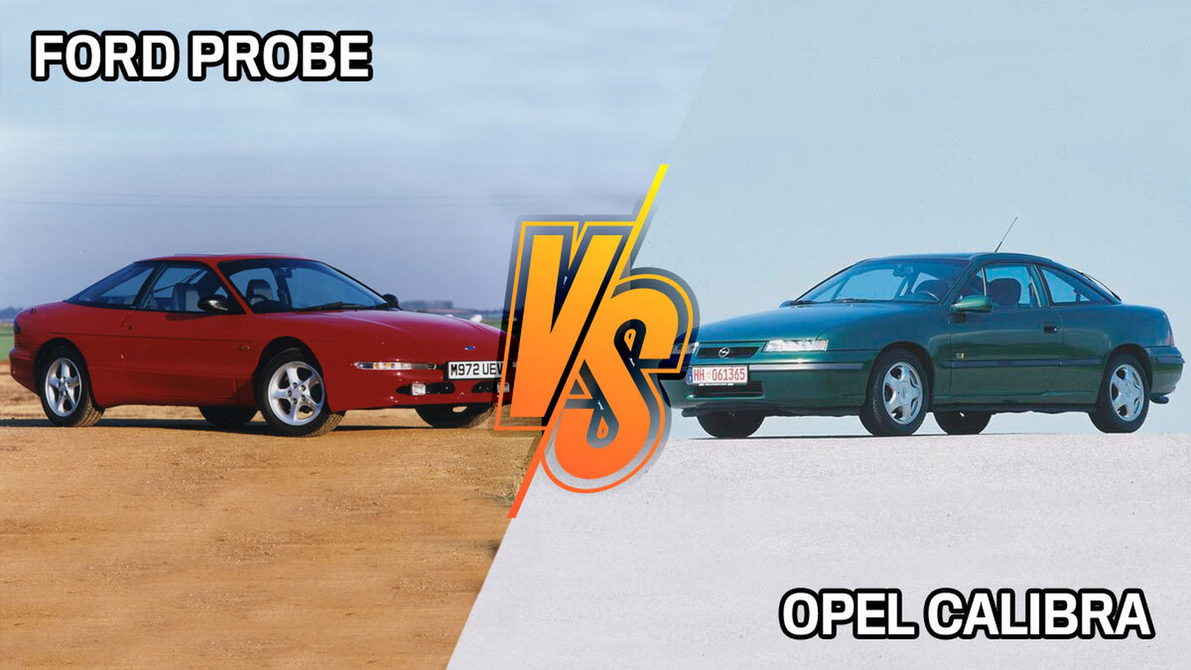 Compa oldie: Opel Calibra contra Ford Probe