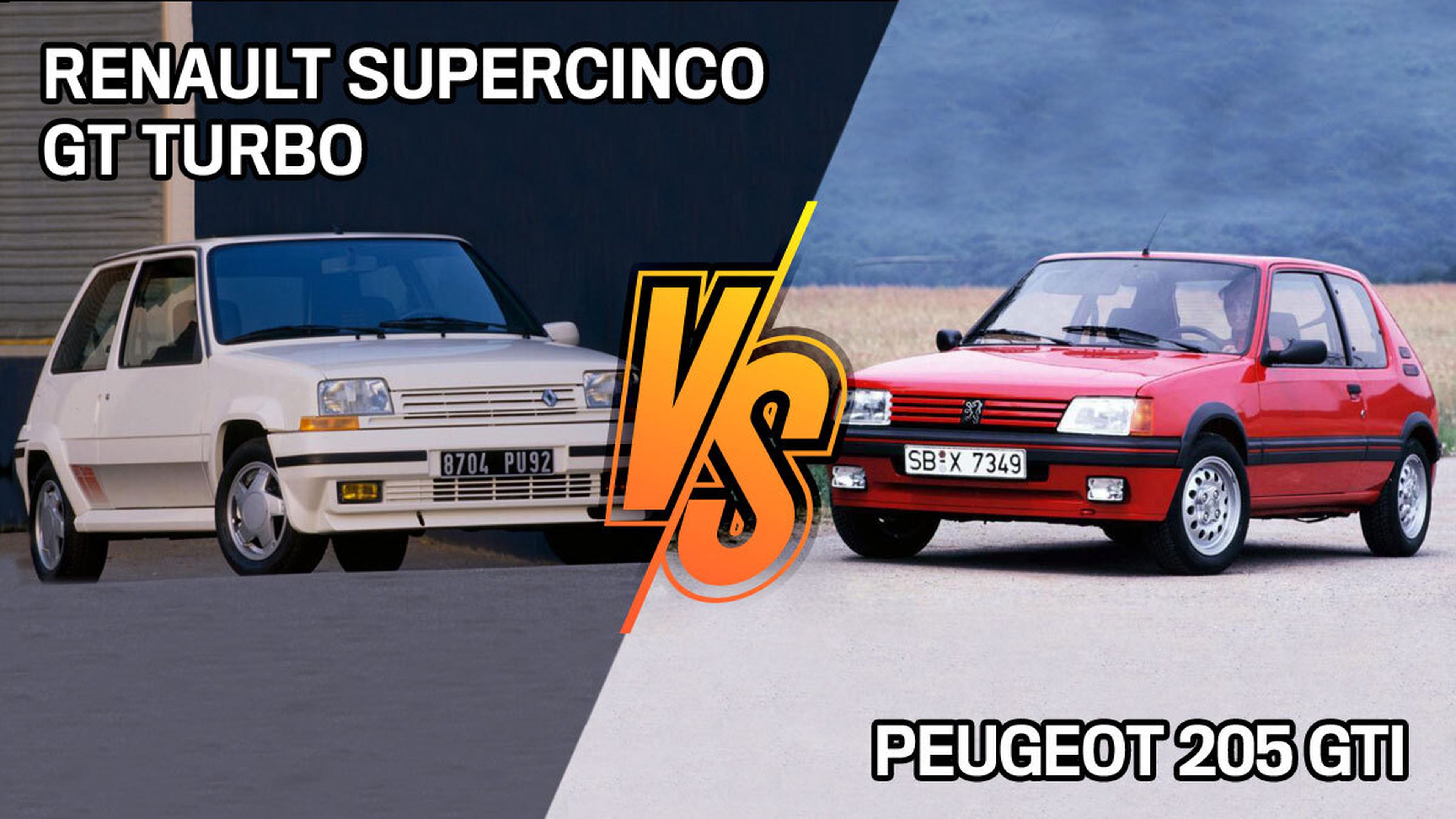 Compa oldie: Peugeot 205 GTI contra Renault Supercinco GT Turbo