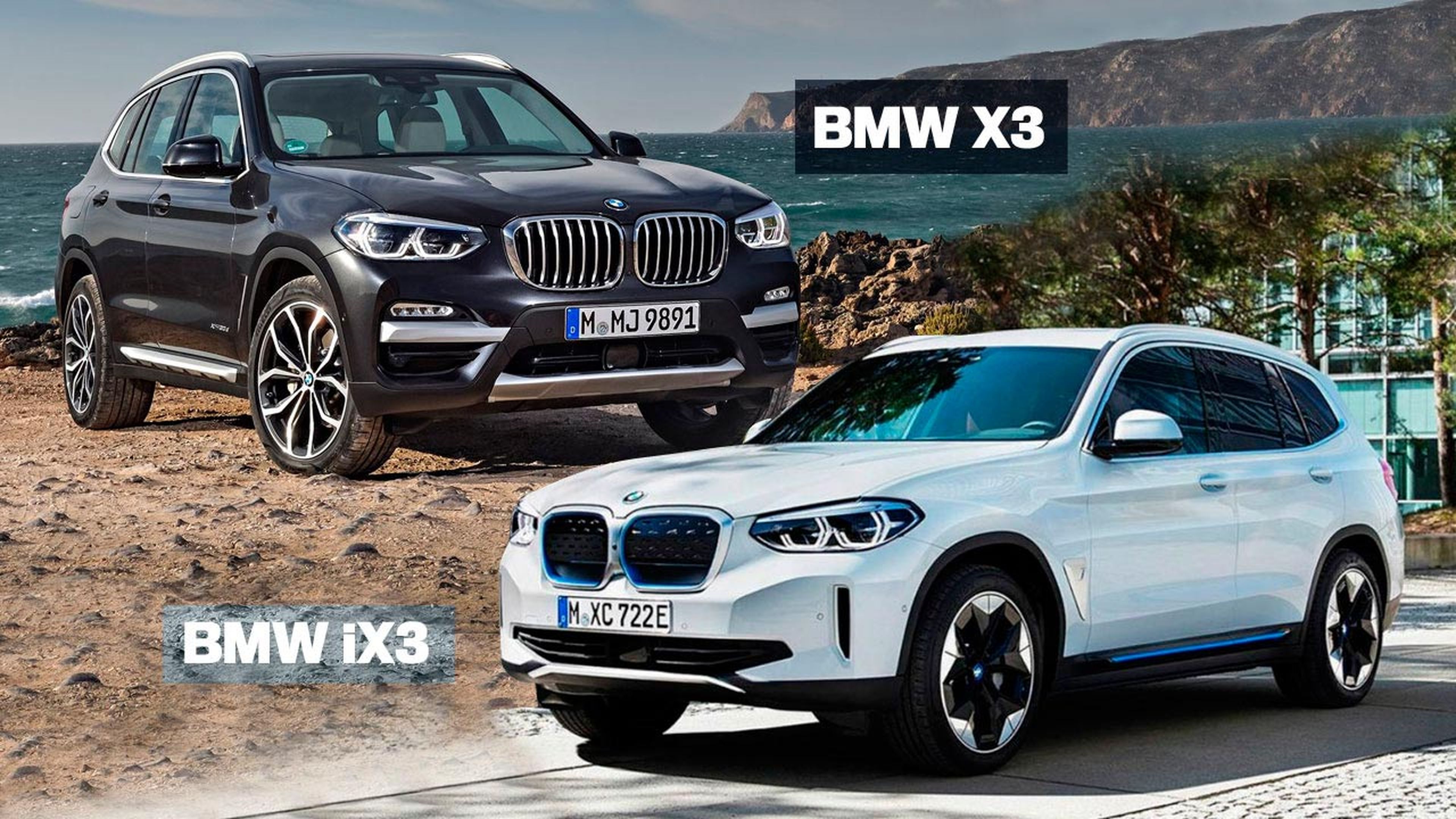 diferencias entre el BMW X3 y el BMW iX3