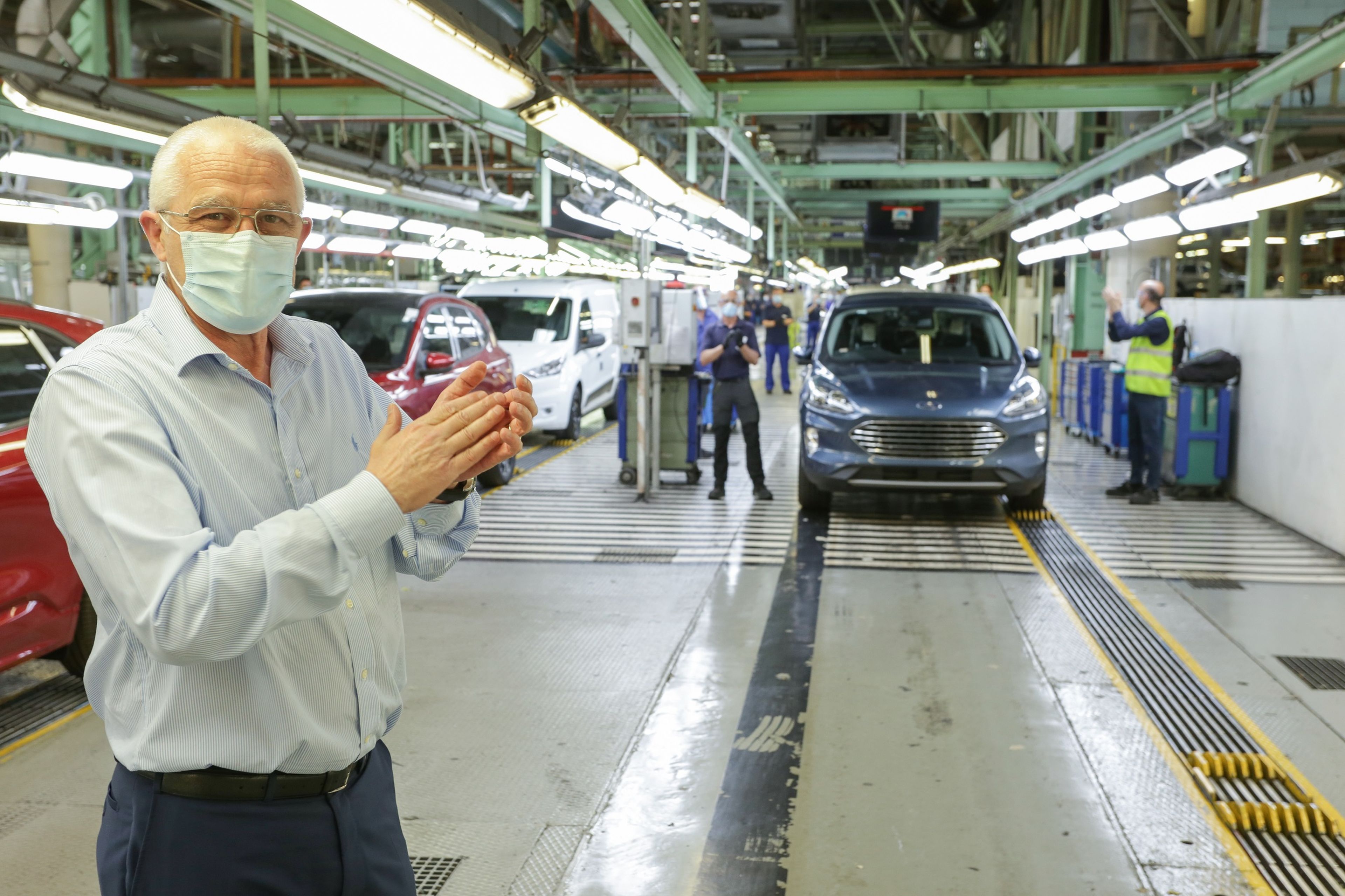 La fábrica de Ford en Valencia vuelve al trabajo