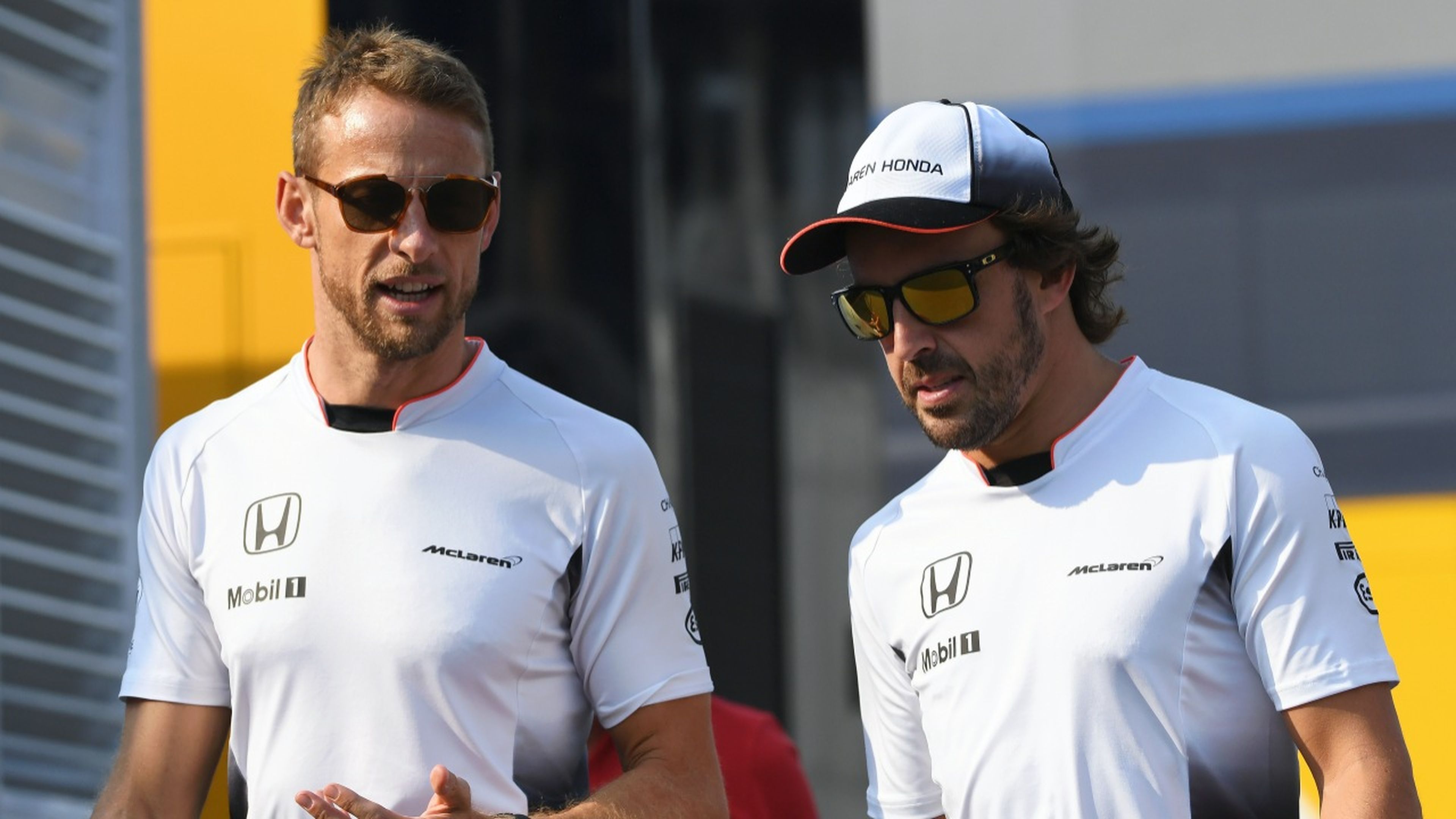 Fernando Alonso y Jenson Button