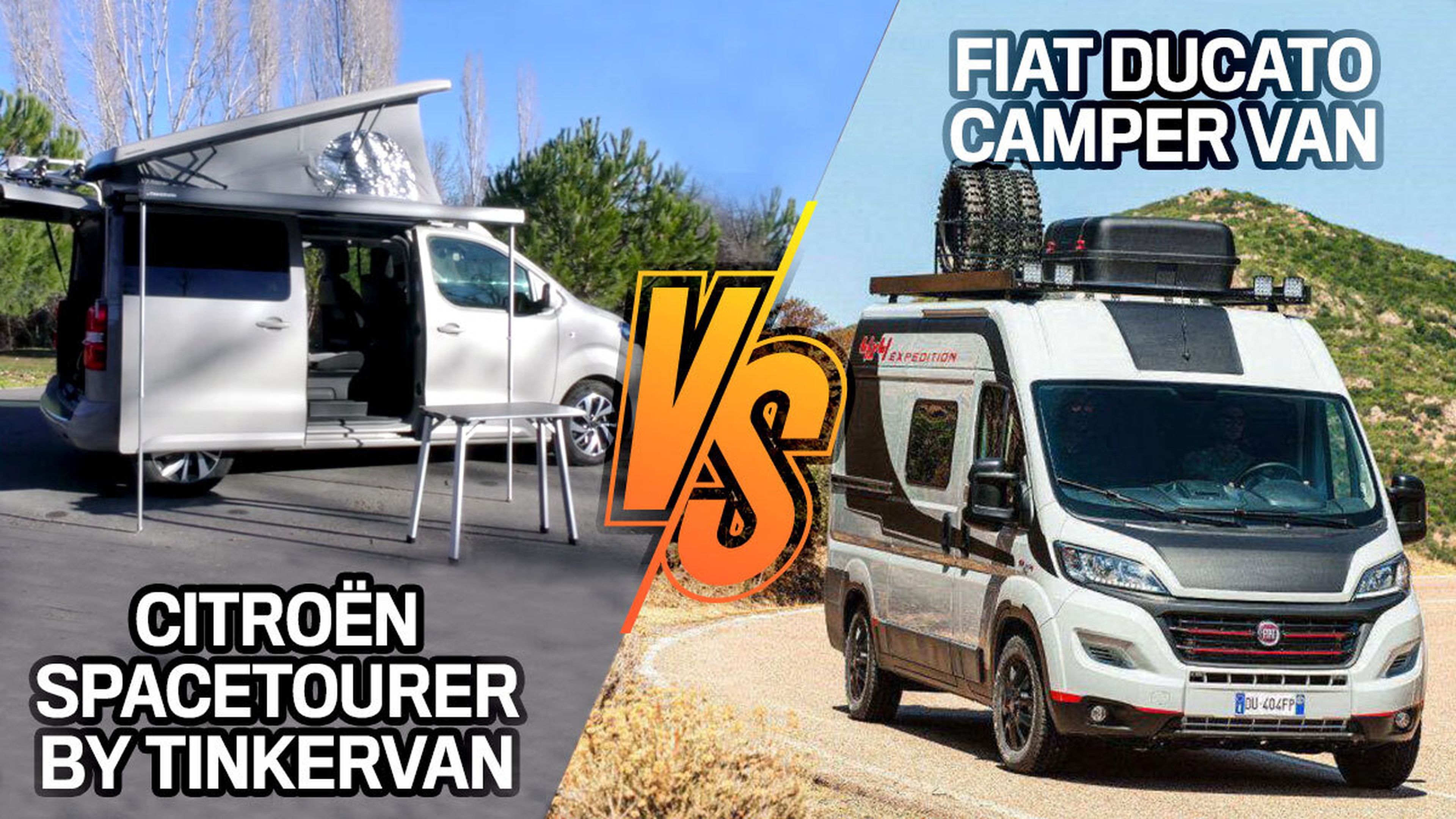 Fiat Ducato Camper Van, ¿donde es mejor y peor que la Spacetourer Camper?