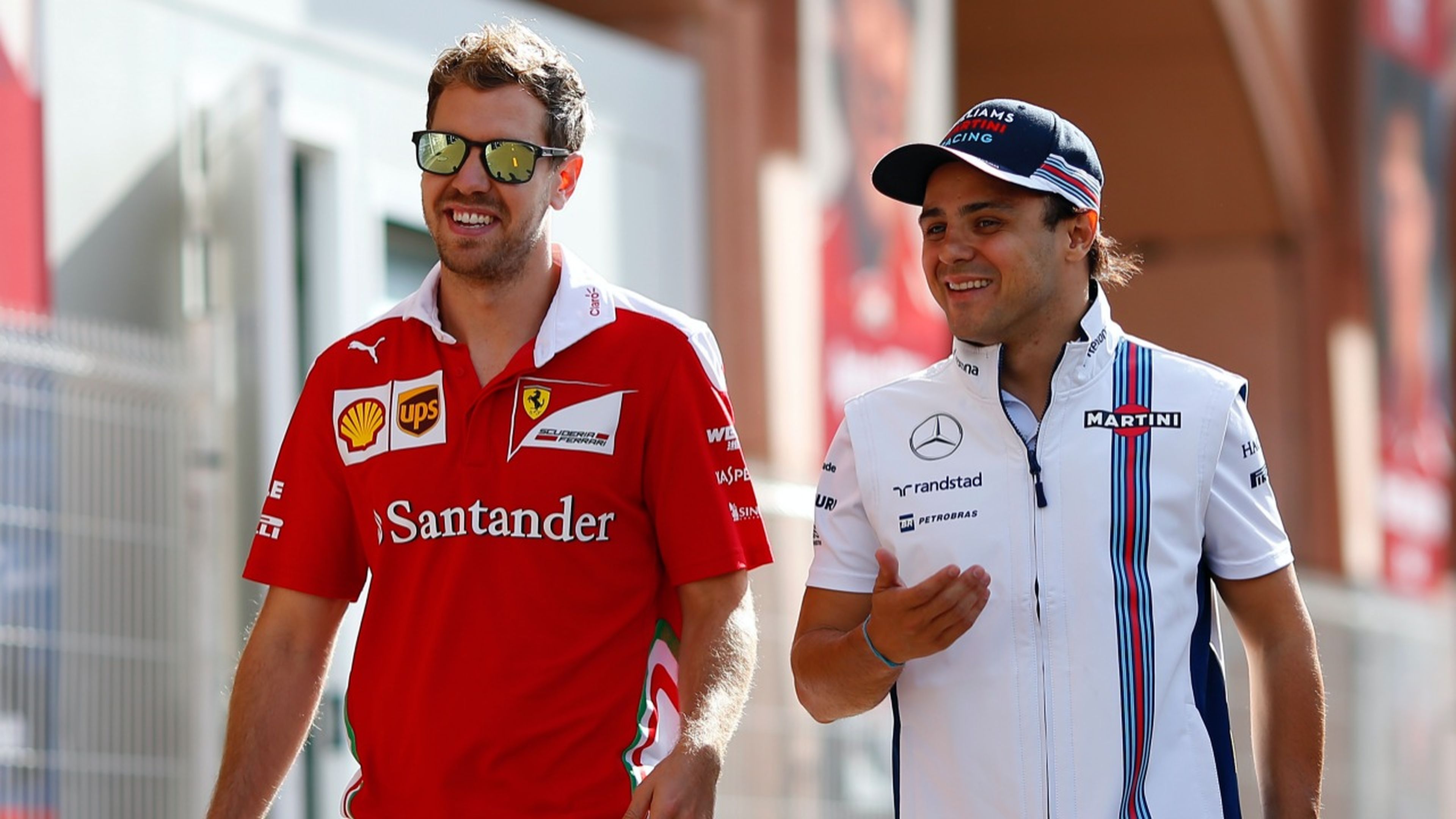 Massa y Vettel
