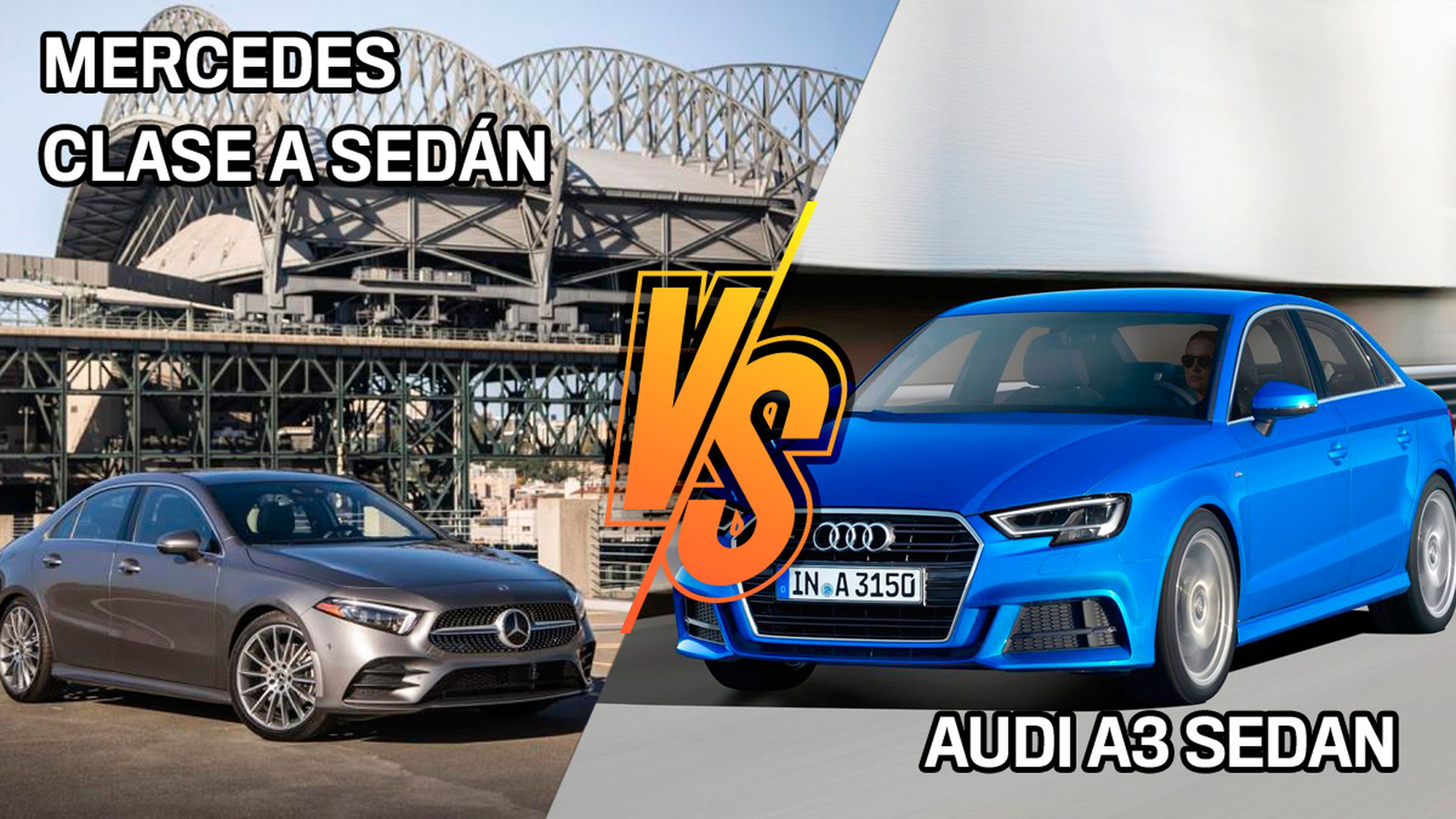 Mercedes Clase A Sedan o Audi A3 Sedan, ¿cuál es mejor?