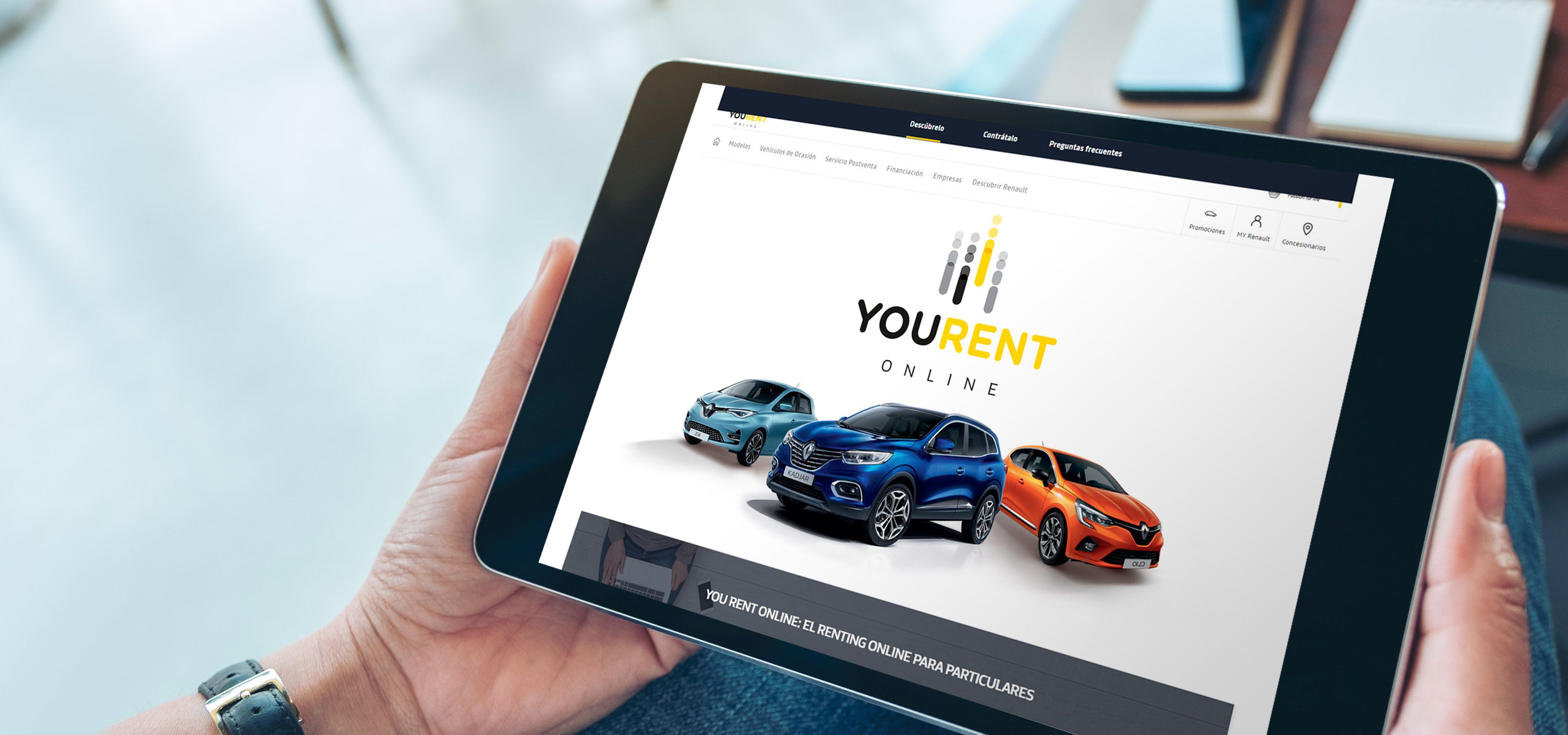 Renault lanza un renting online que permite estrenar coche en diez días