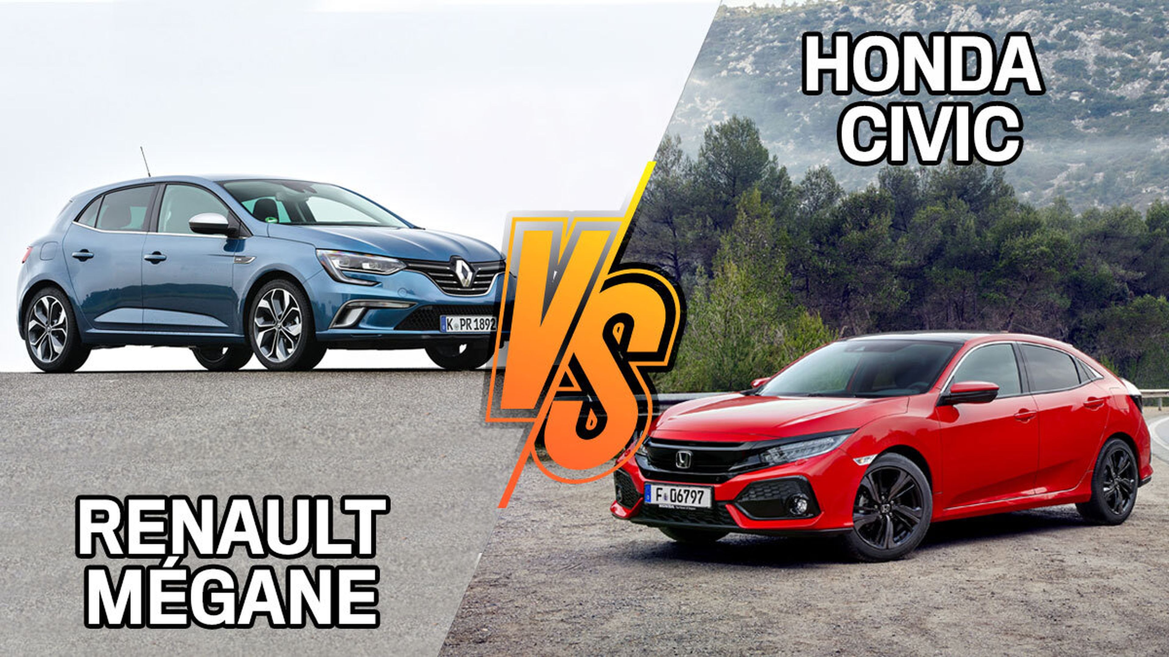 Renault Mégane u Honda Civic de segunda mano: ¿cuál es más barato?