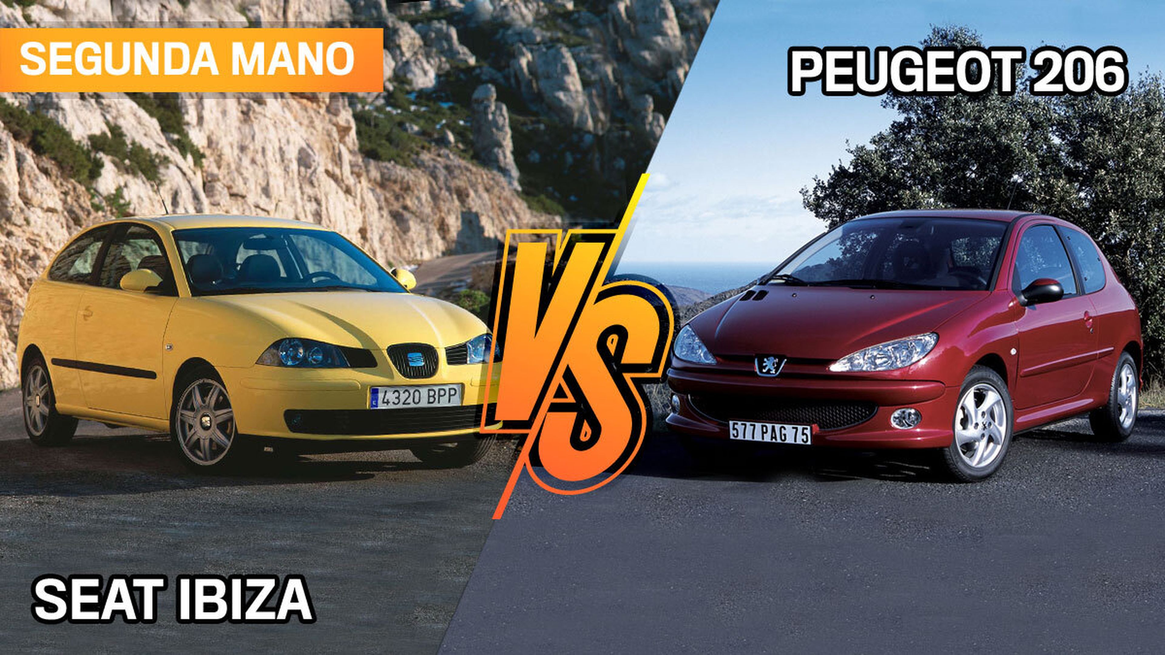 Segunda mano: ¿Peugeot 206 o Seat Ibiza?