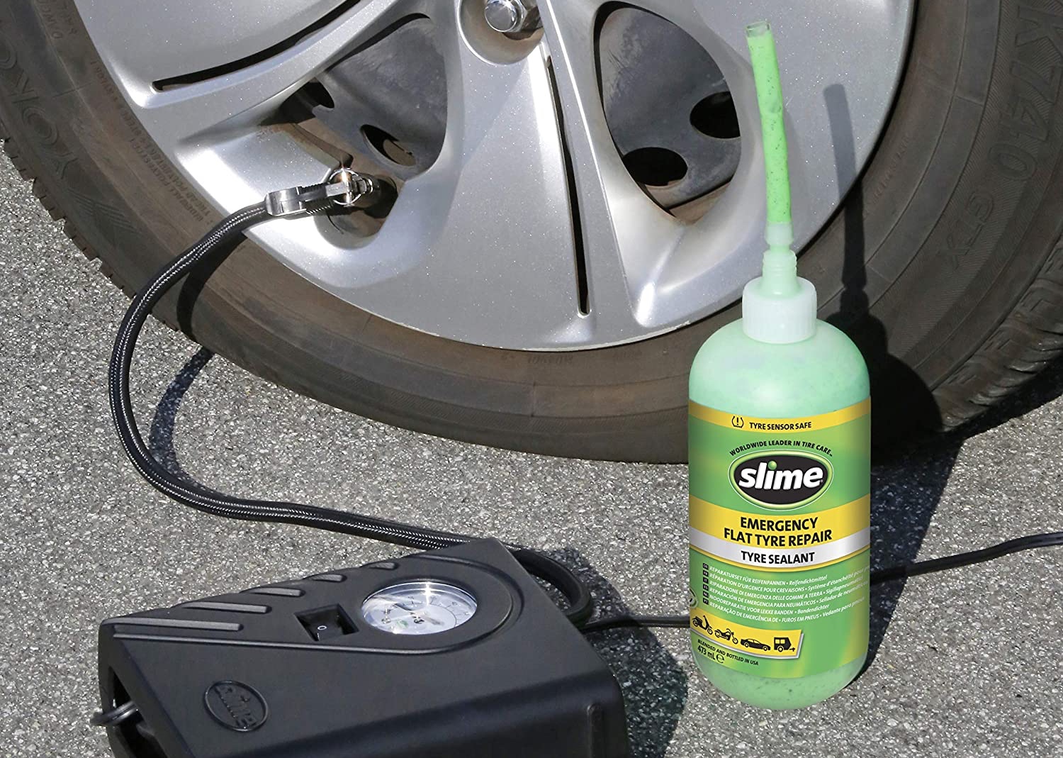 Repara tu neumático en cuestión de minutos con este reparador de pinchazos  para el coche por sólo 11 euros