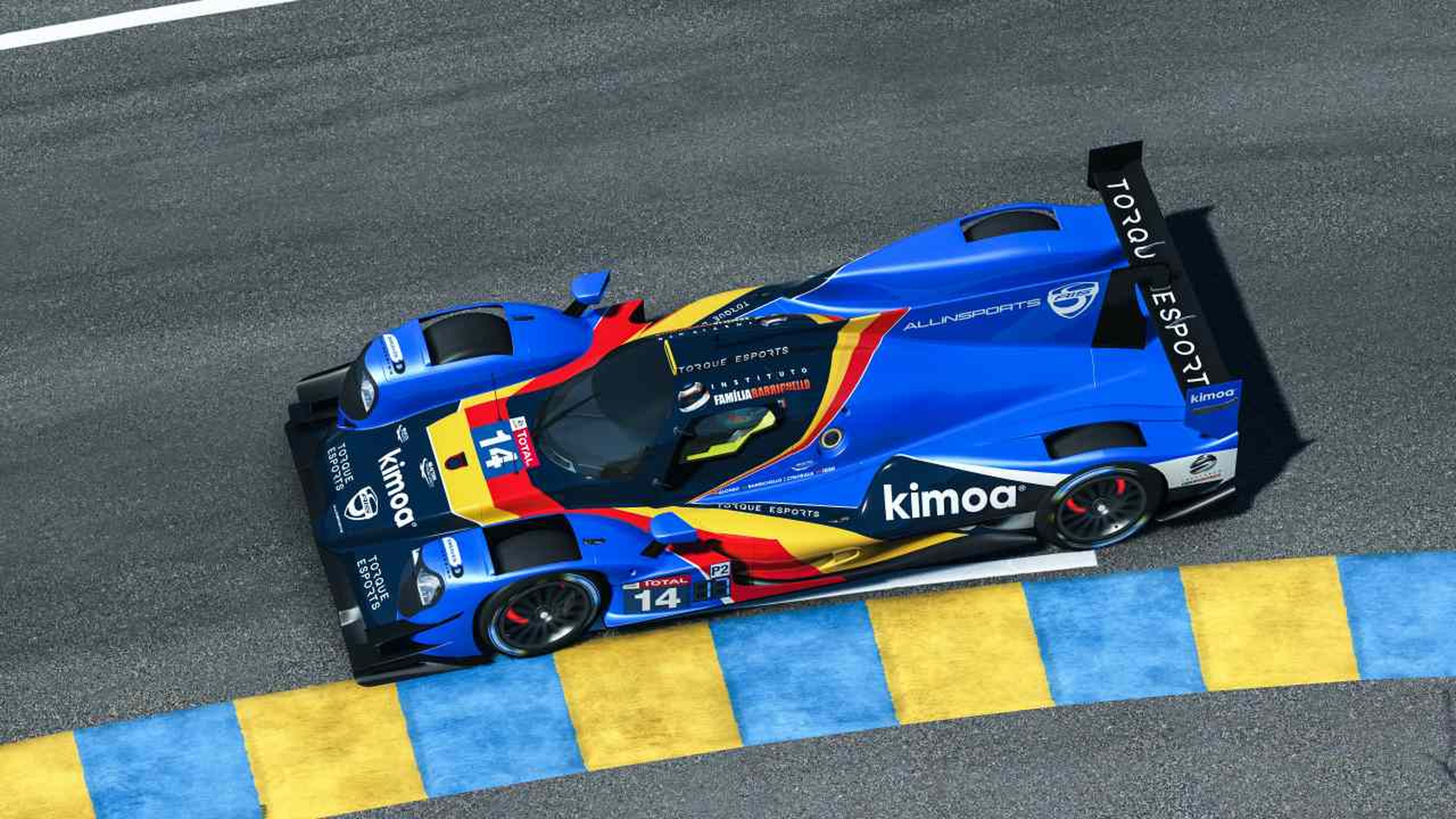 Alonso en las 24 Horas de Le Mans Virtuales