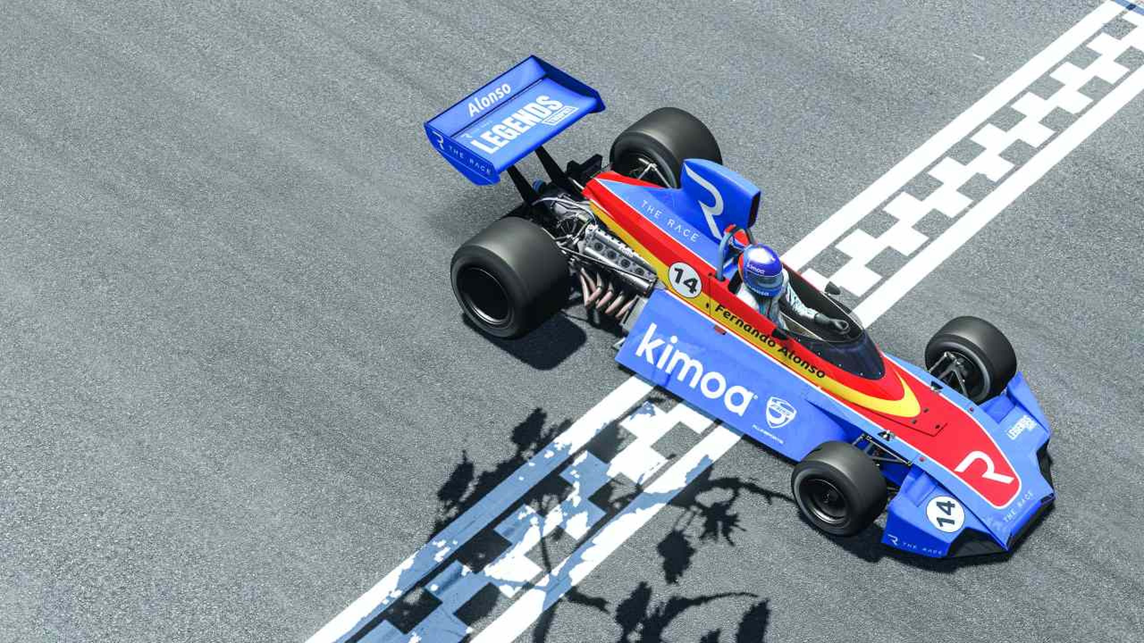 Alonso en el GP de Mónaco Virtual