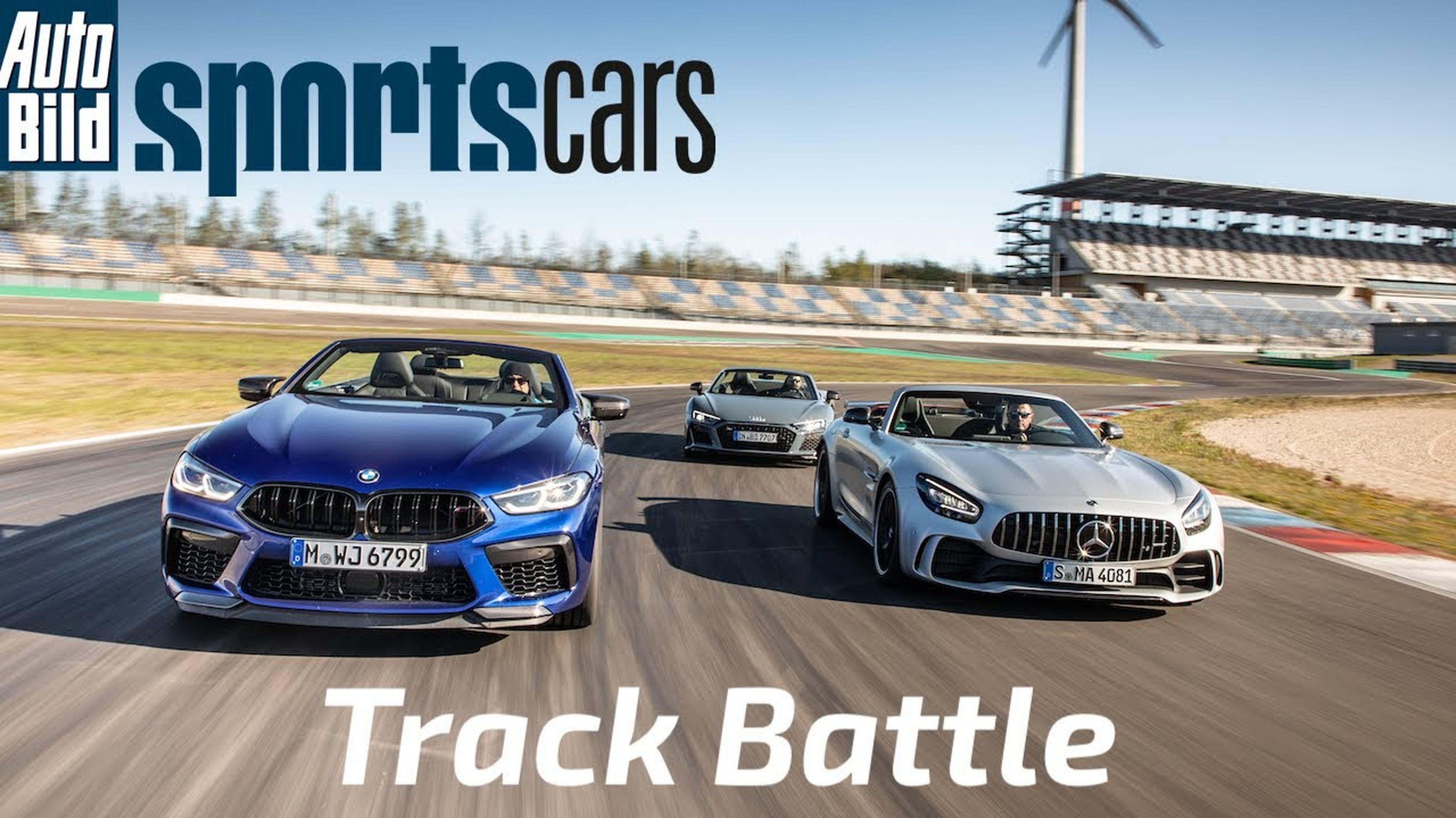 BMW M8 Competition vs Mercedes-AMG GT R vs Audi R8 Performance