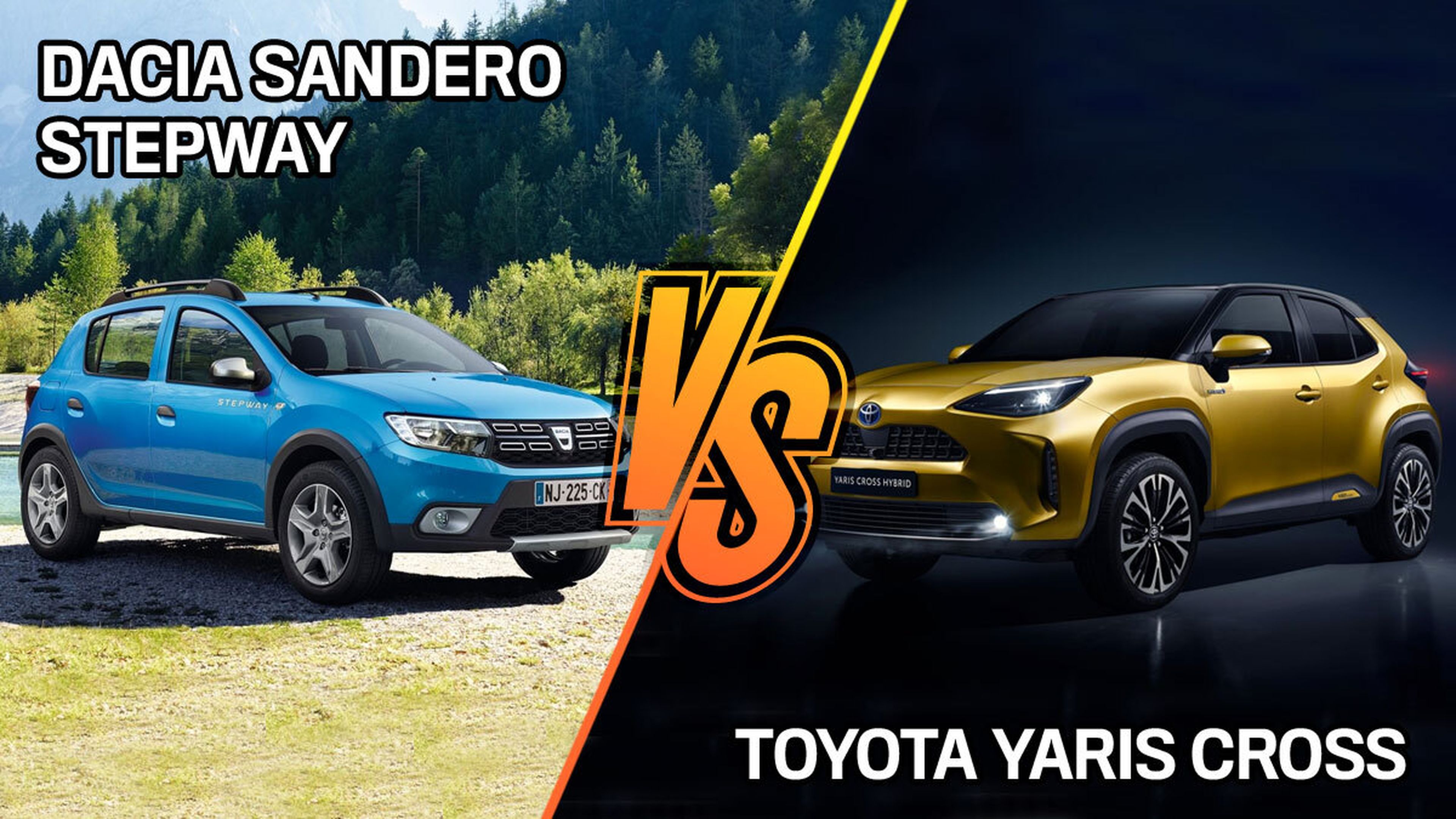 Dacia Sandero Stepway o Toyota Yaris Cross, ¿cuál es mejor?