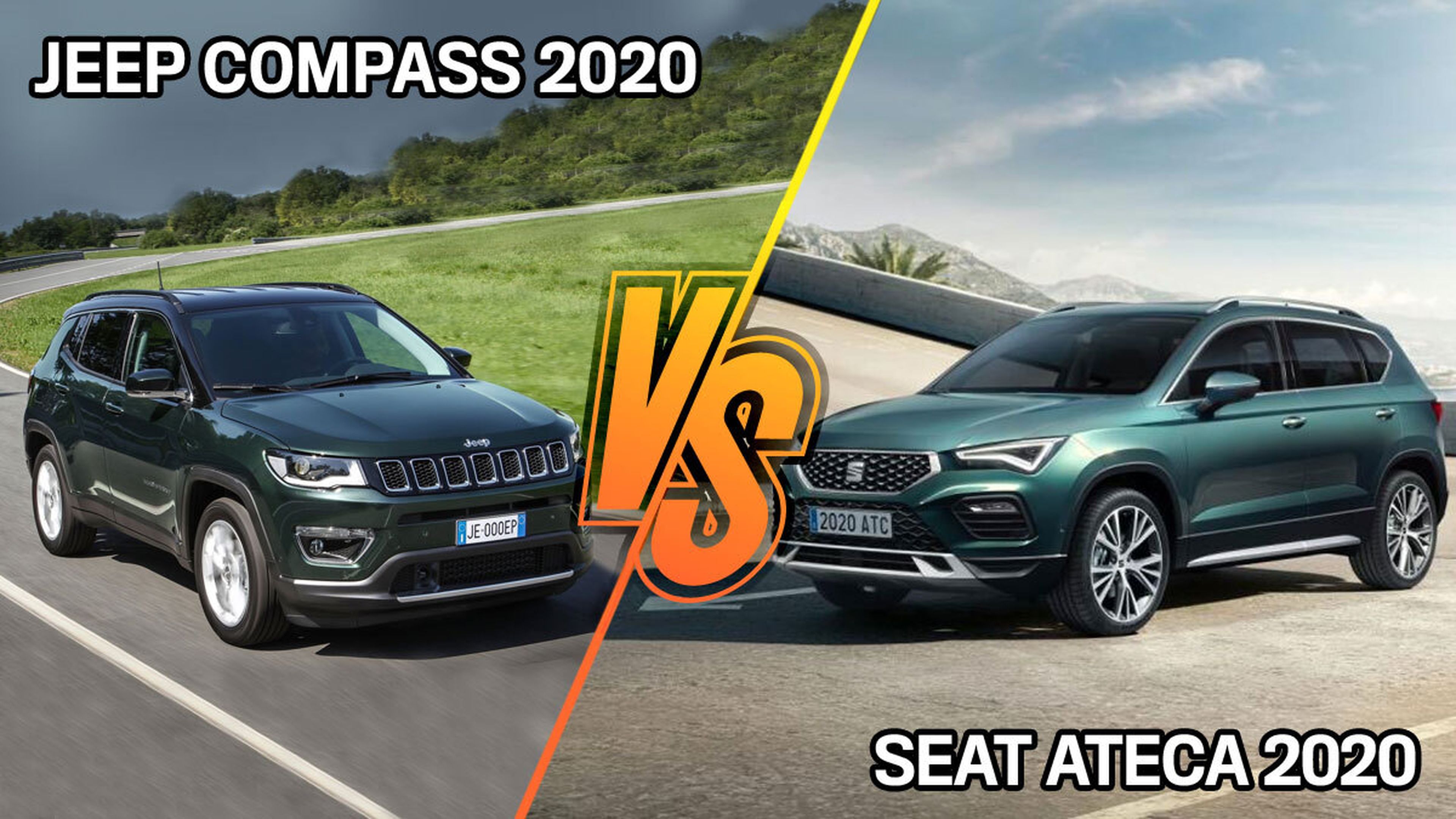 Jeep Compass 2020 o Seat Ateca 2020, ¿cuál es mejor?