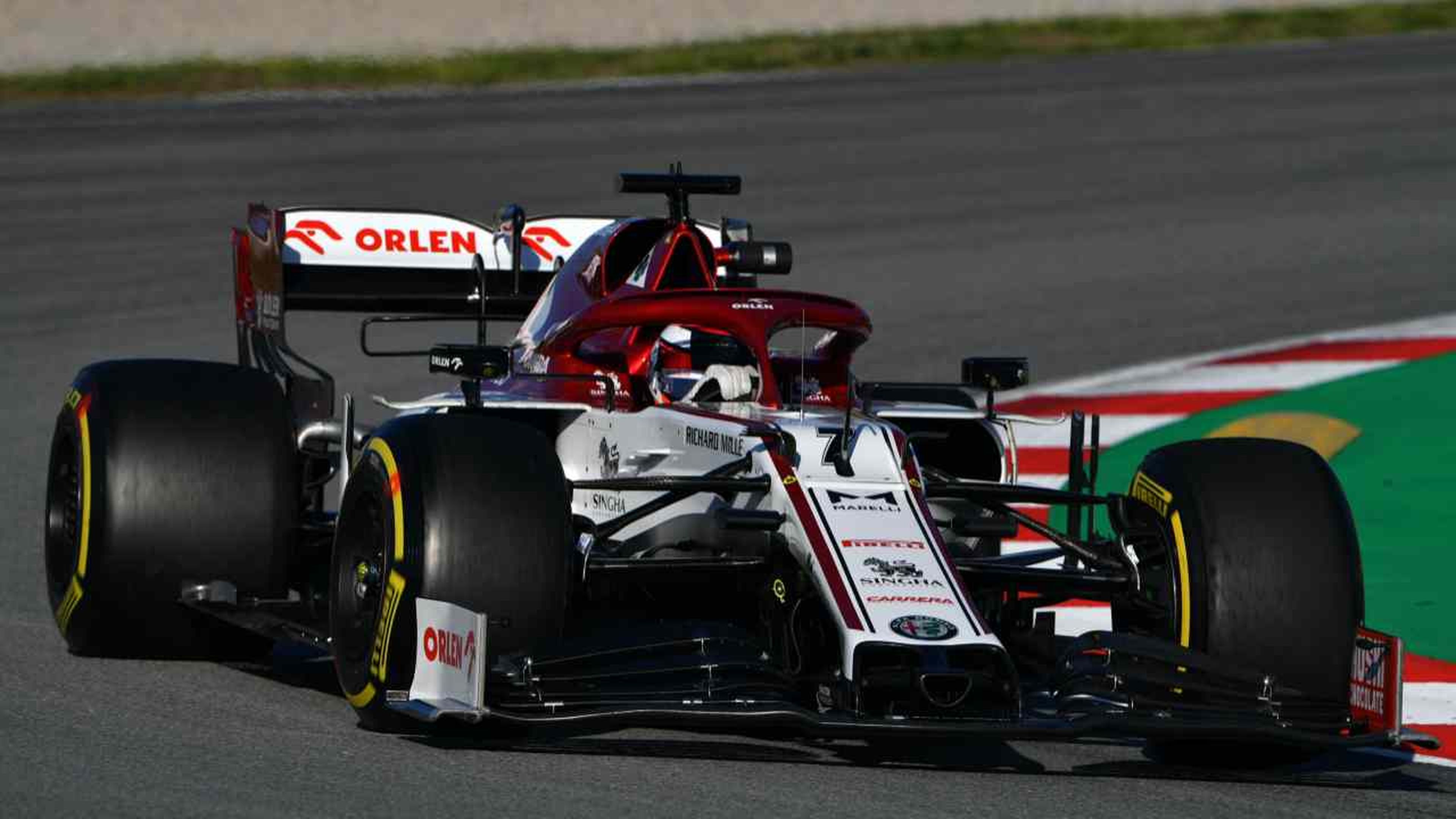 Kimi Räikkönen en los test de Barcelona