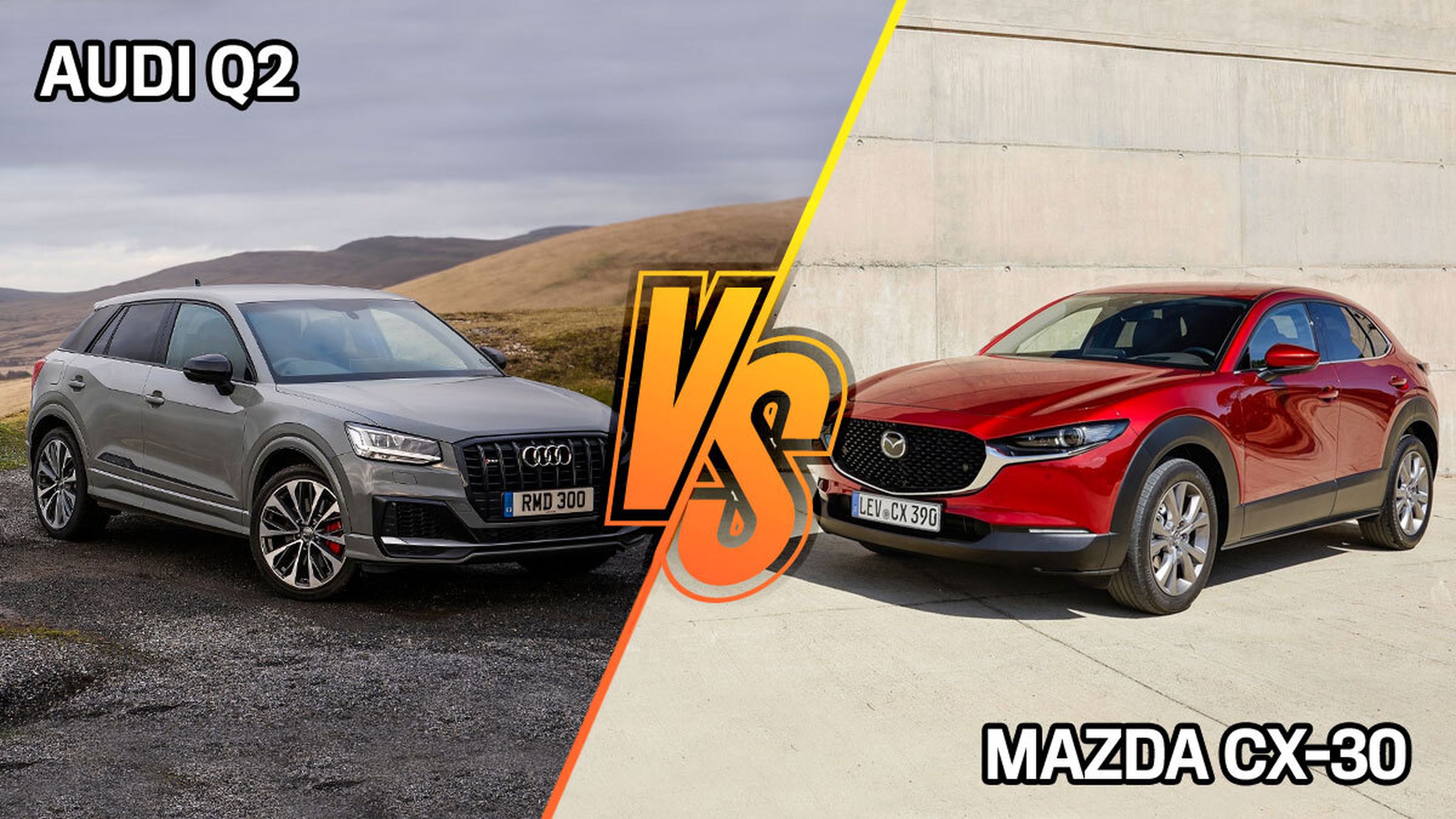 Mazda CX-30 o Audi Q2, ¿cuál es mejor?