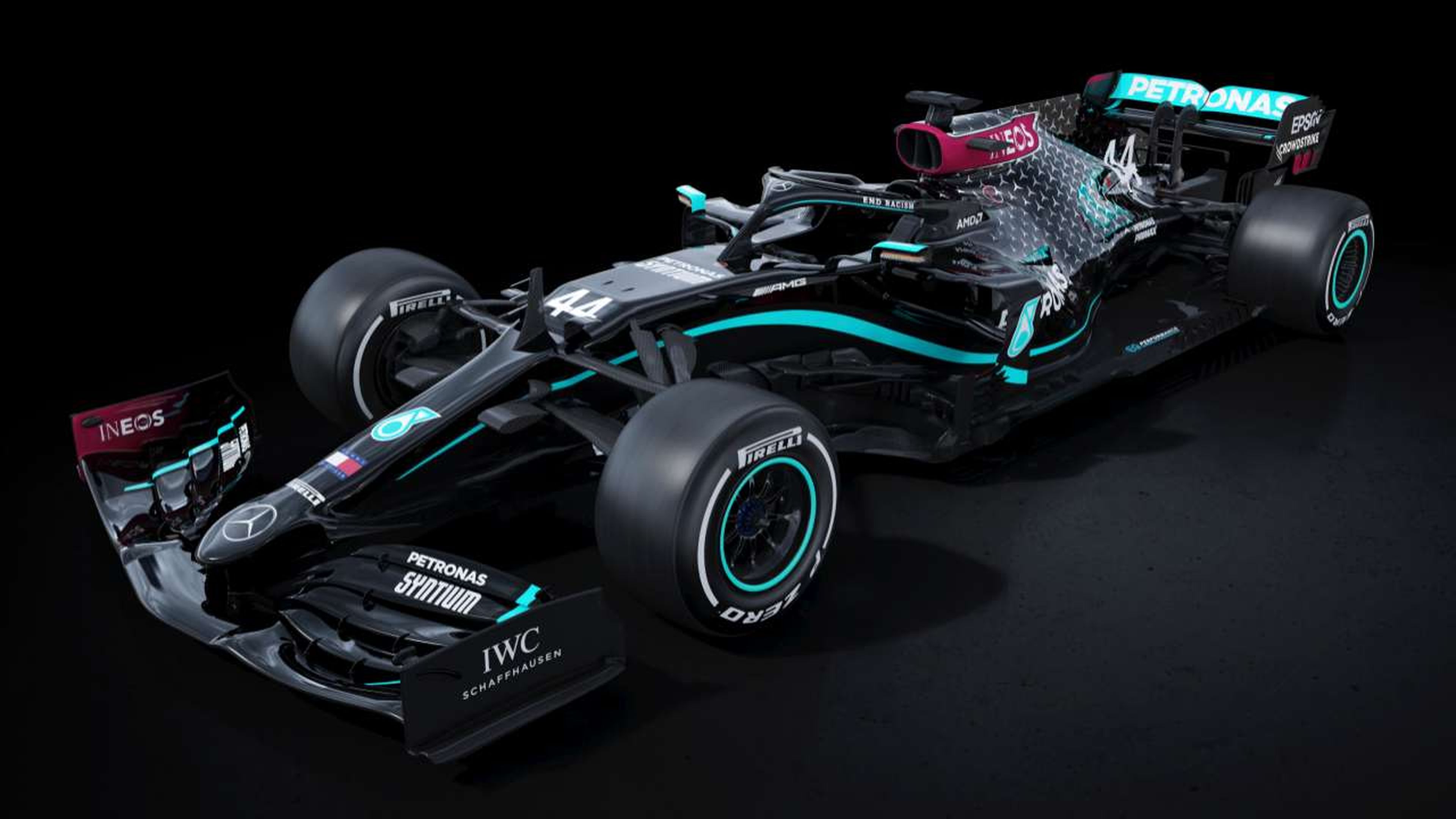 Mercedes F1 decoración negra