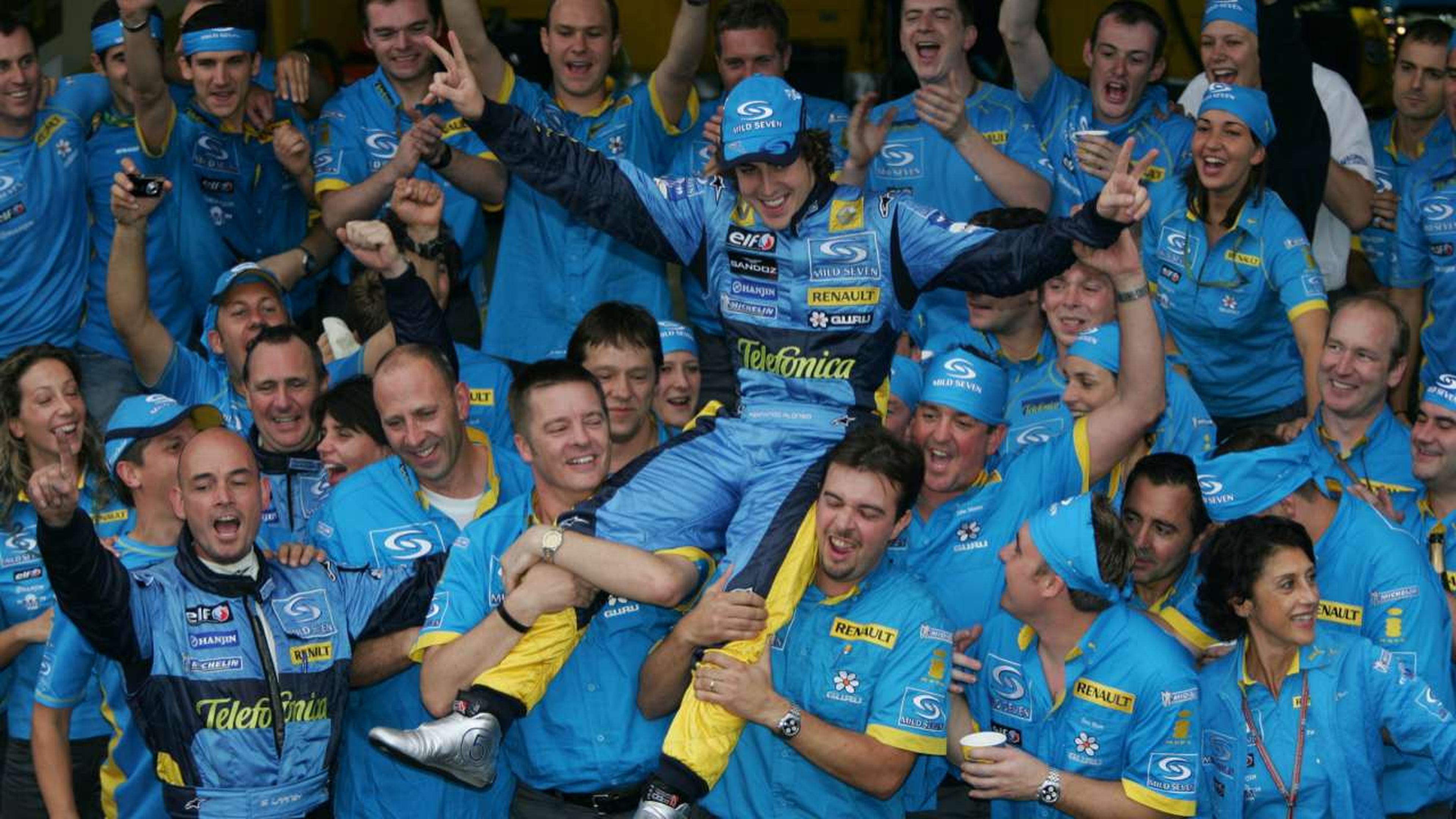 Alonso campeón con Renault F1