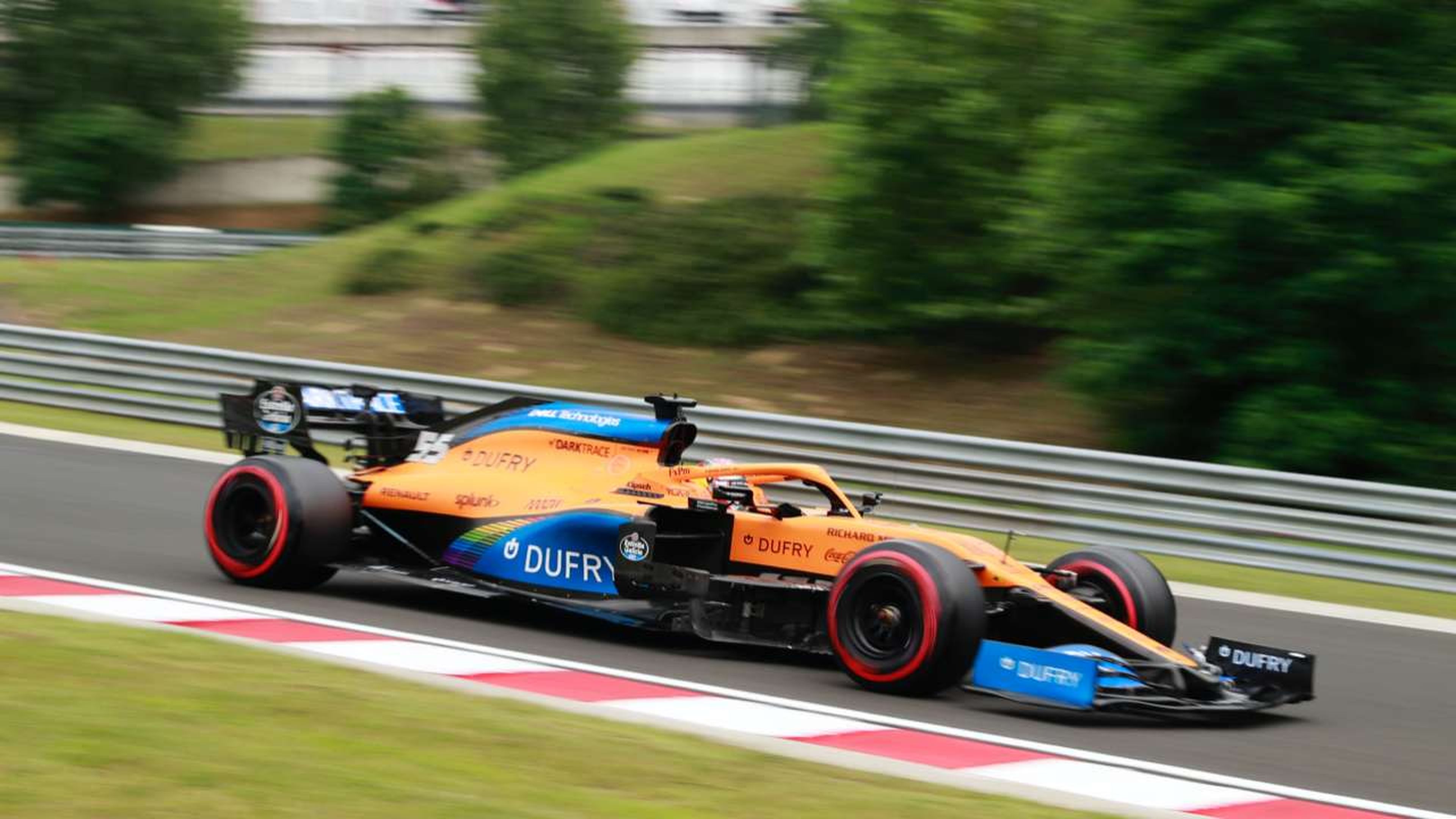 Carlos Sainz en el GP Hungria 2020