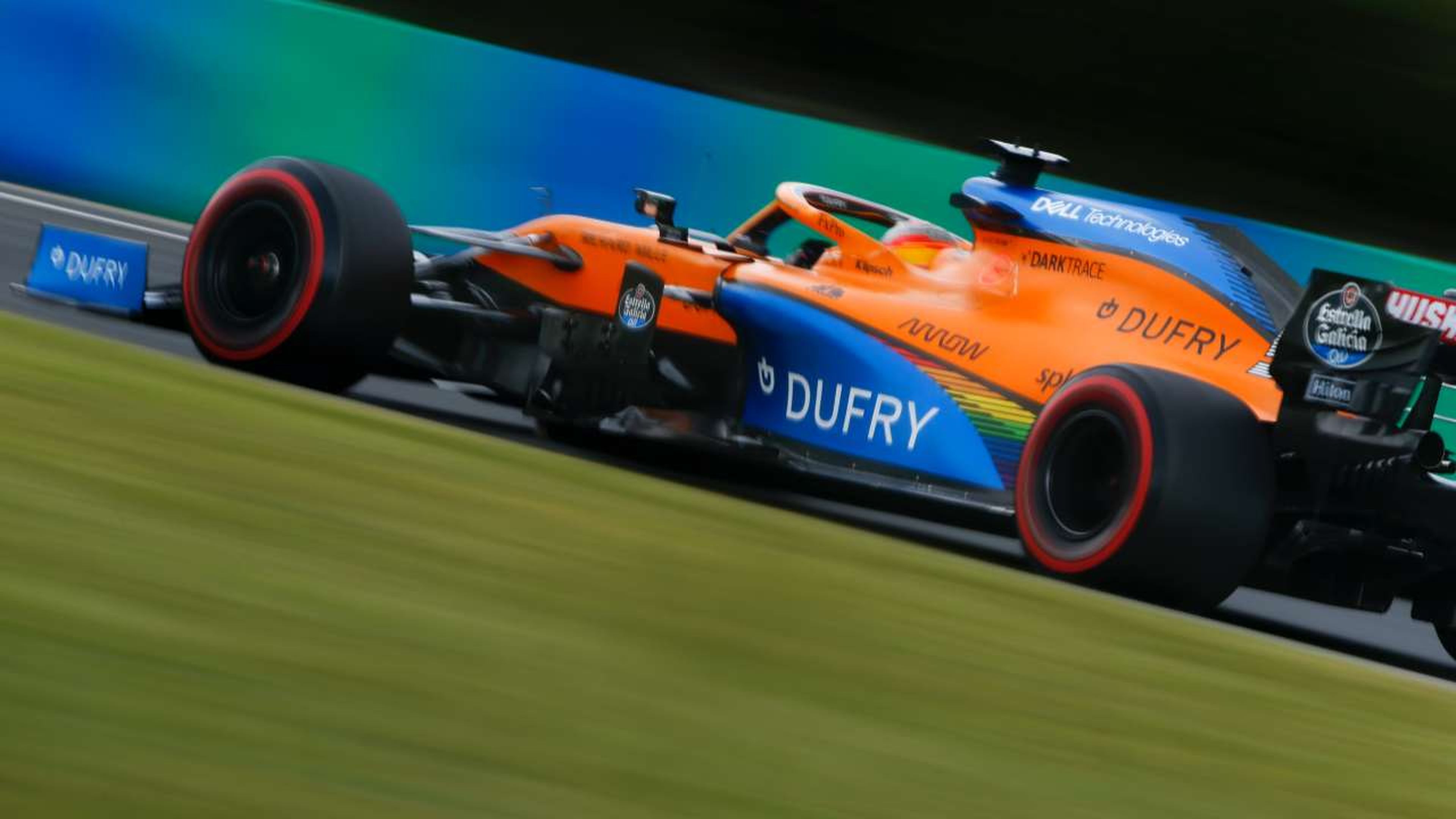 Carlos Sainz en el GP Hungría 2020 con McLaren