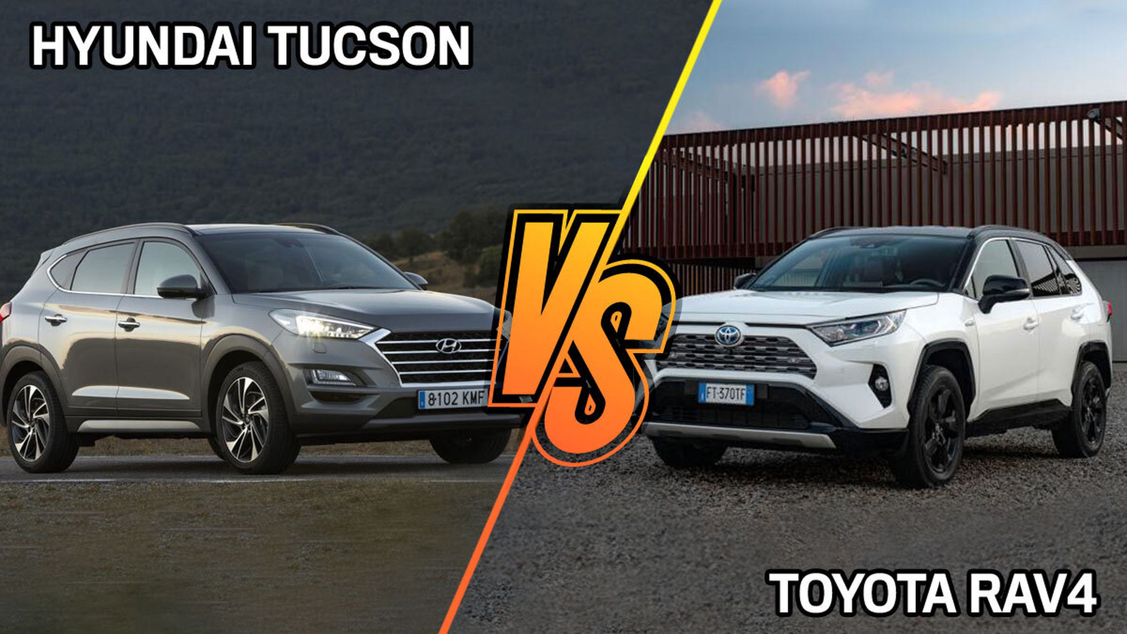Hyundai Tucson vs Toyota RAV4 de segunda mano