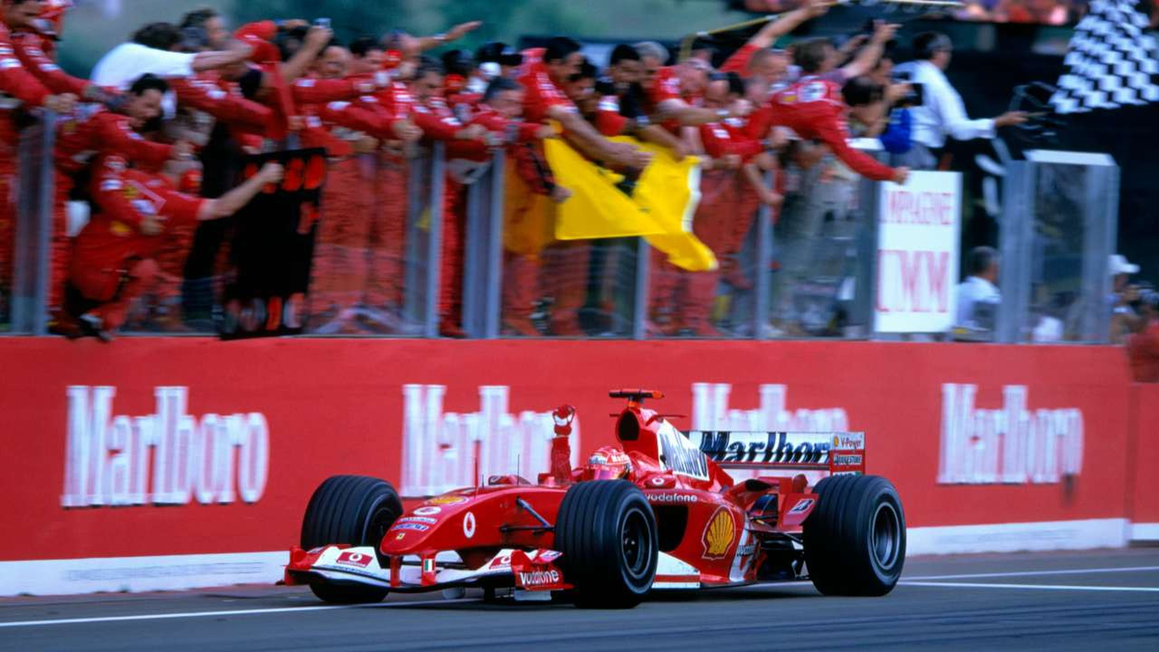 Michael Schumacher en el GP de Hungría de 2004