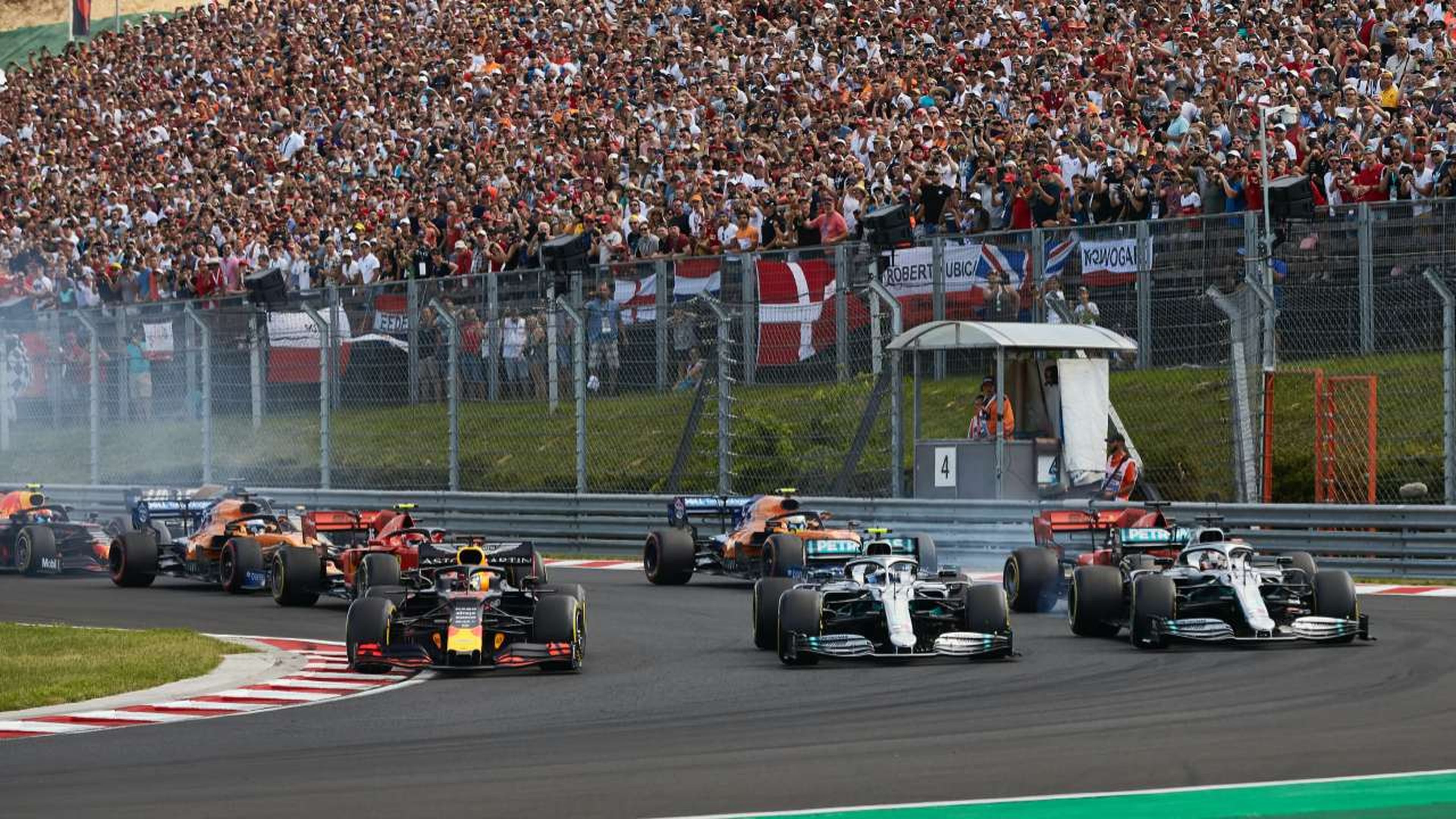 Salida GP Hungría F1 2019