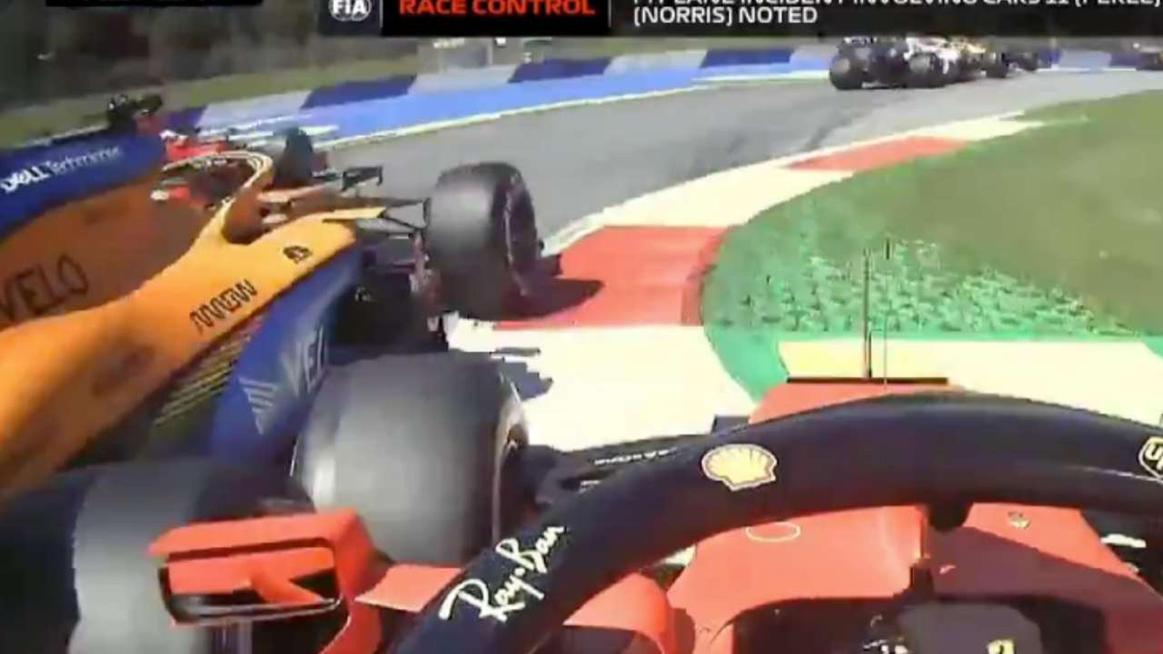 Toque de Vettel y Sainz en Austria
