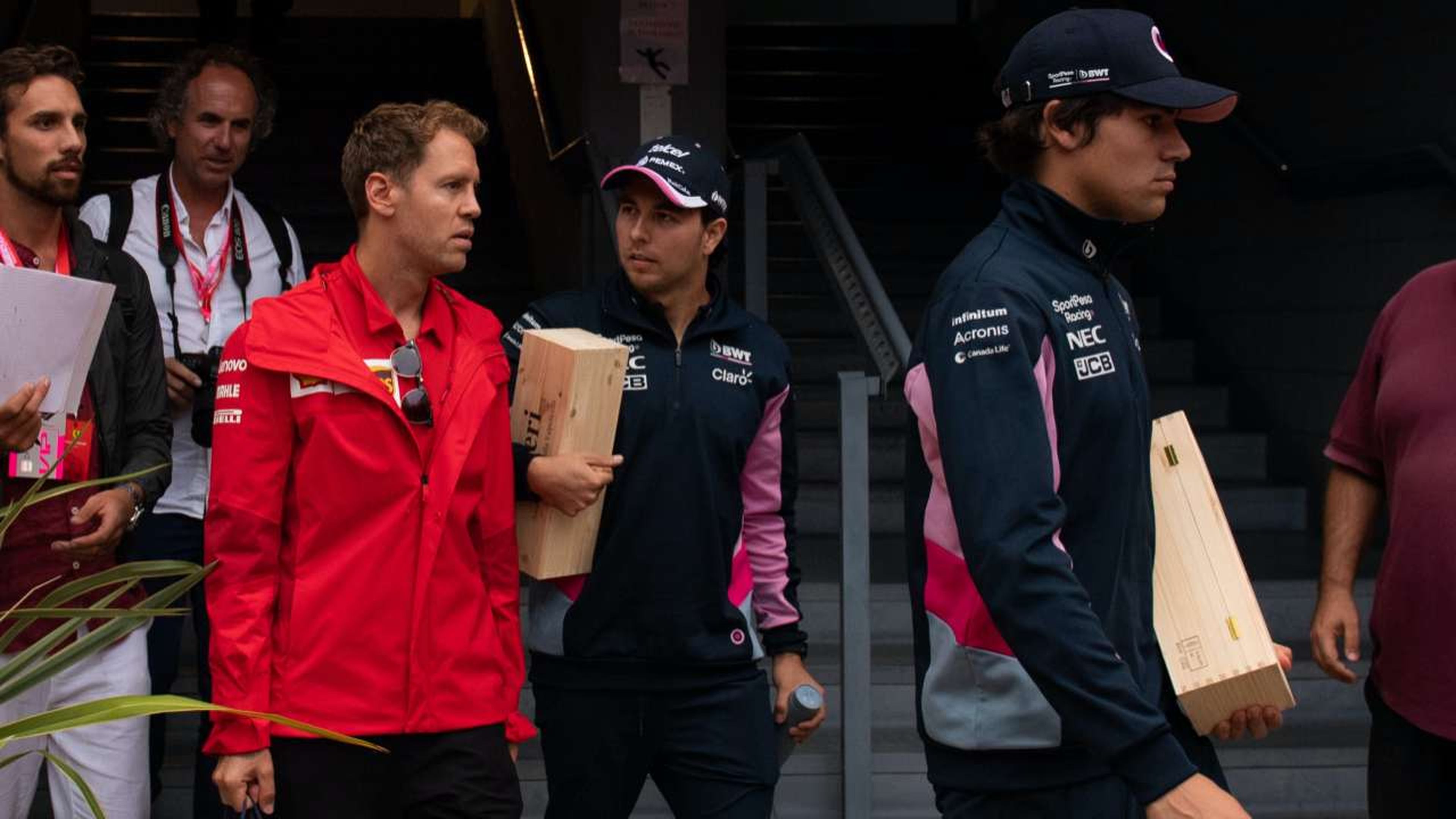 Vettel y Pérez
