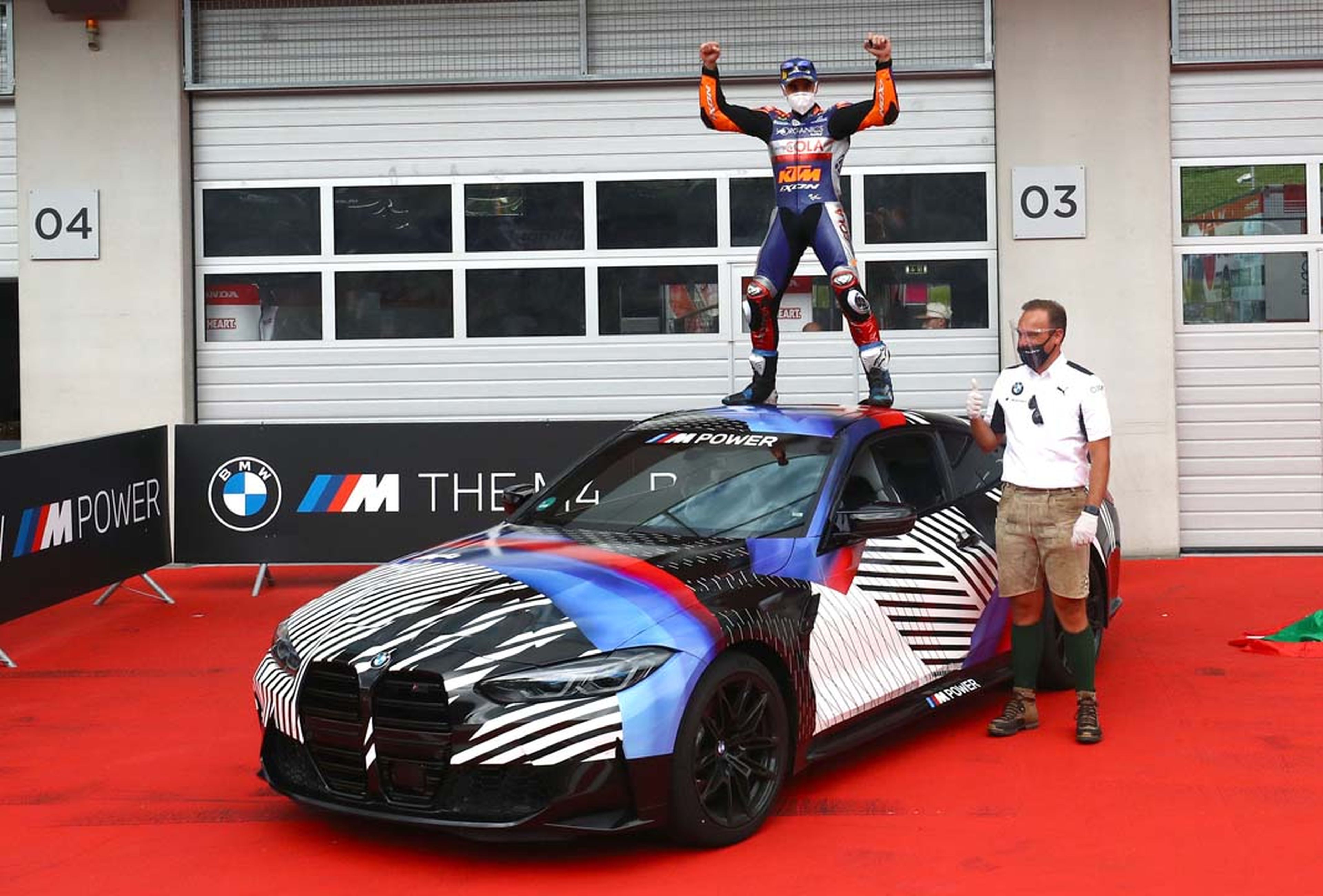 El BMW M4 de Oliveira por ganar el GP de Estiria de MotoGP 2020
