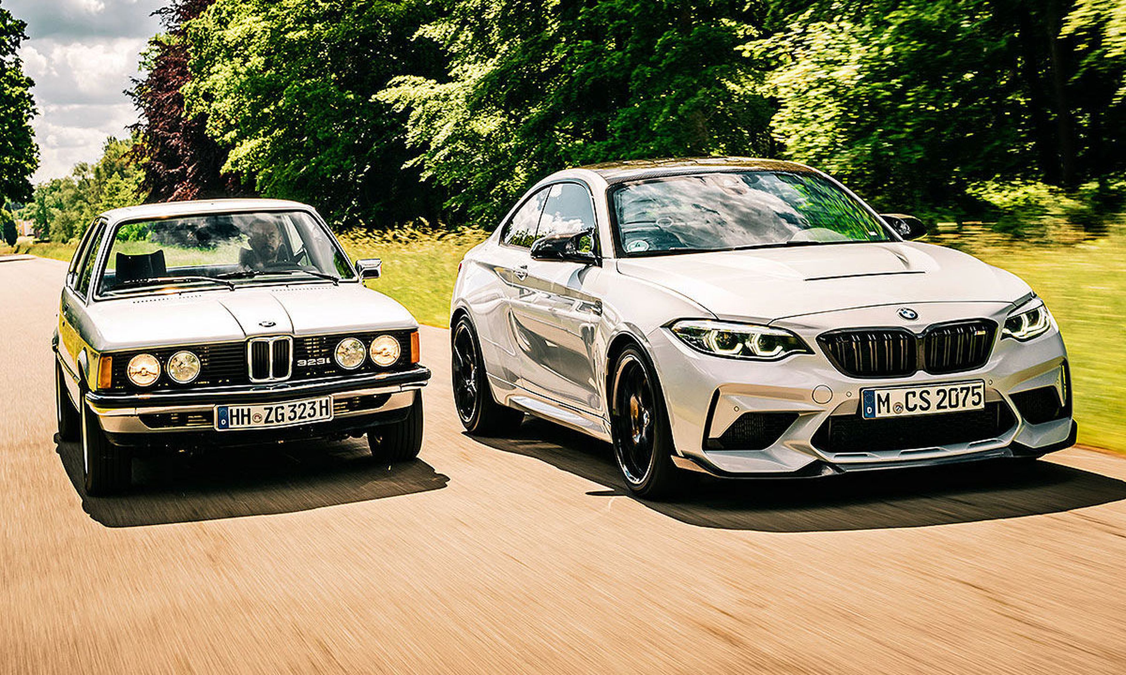 comparativa BMW M2 CS contra 323i E21
