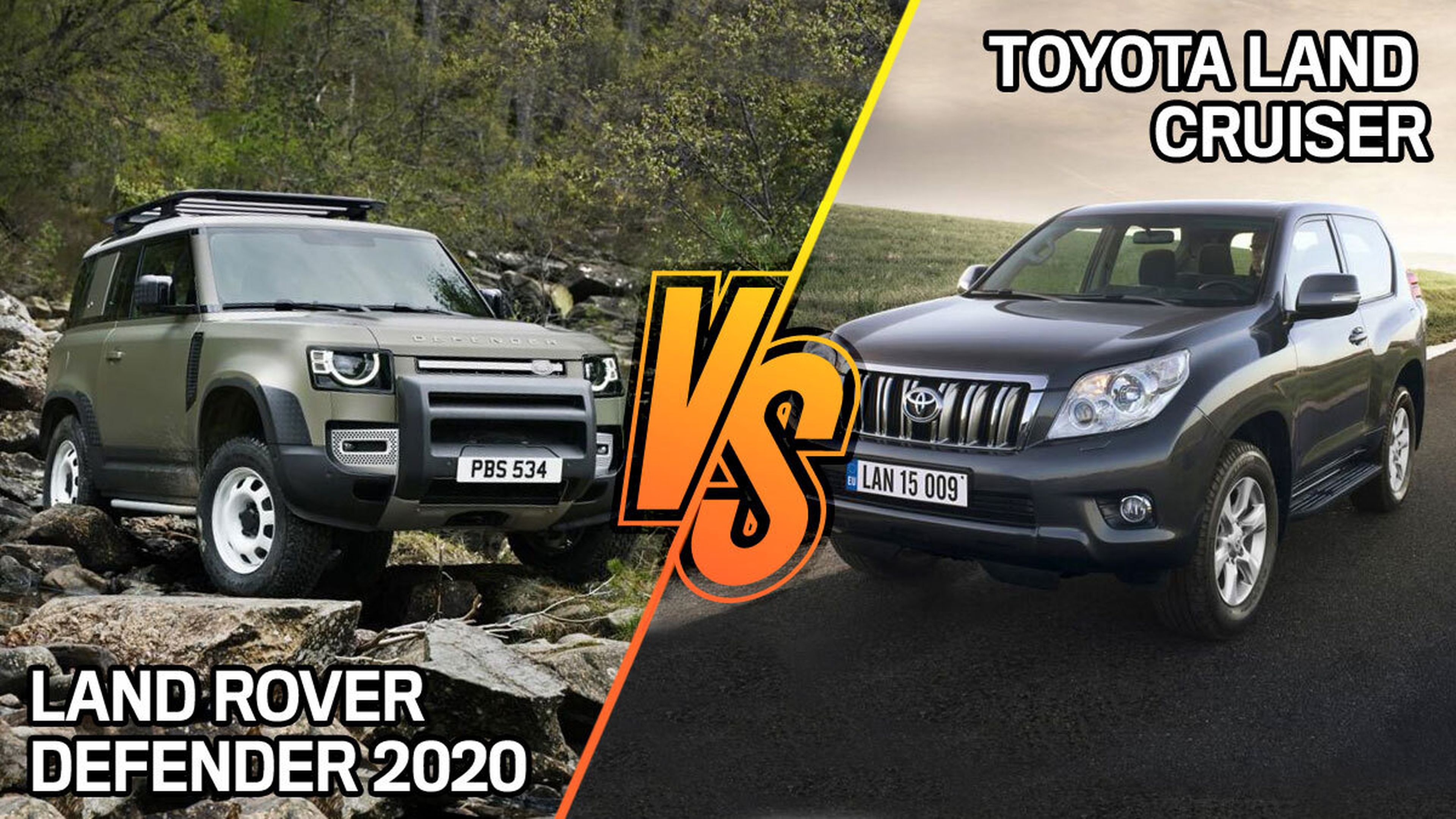 Land Rover Defender 2020 o Toyota Land Cruiser, ¿cuál es más 4x4?