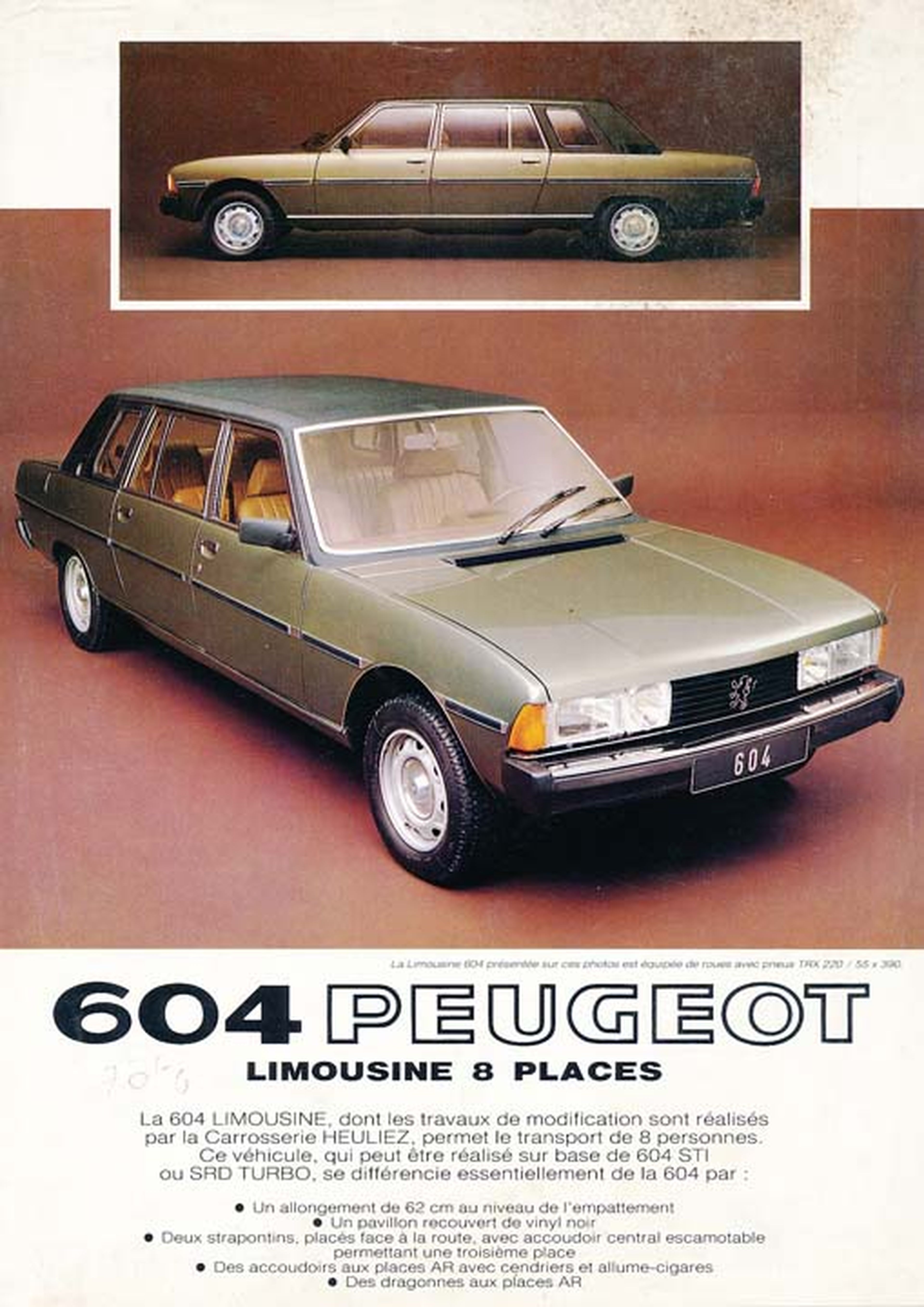Peugeot 604 Limousine, el papamóvil de Juan Pablo II