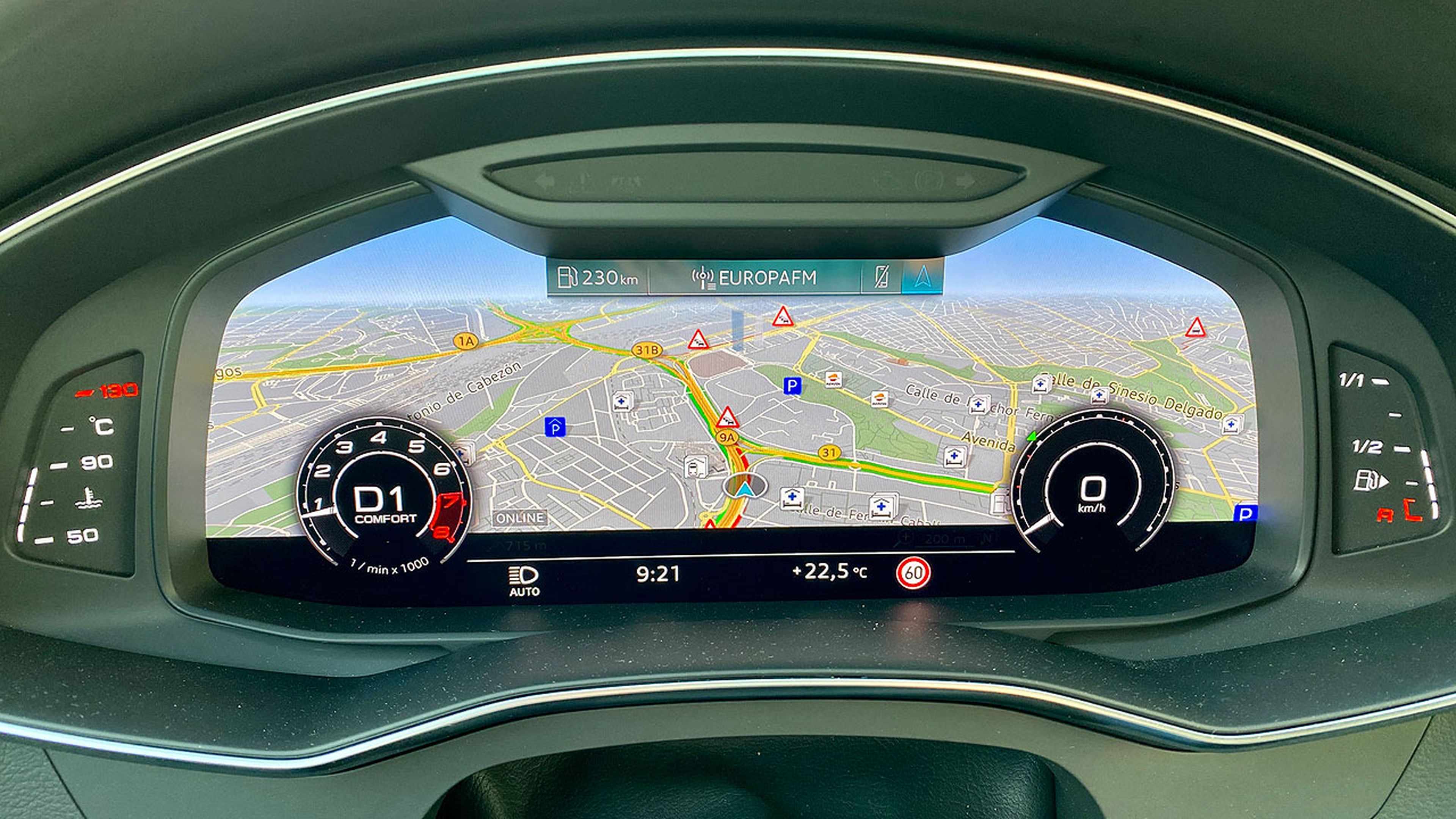 El Audi Virtual Cockpit es de serie... menos mal