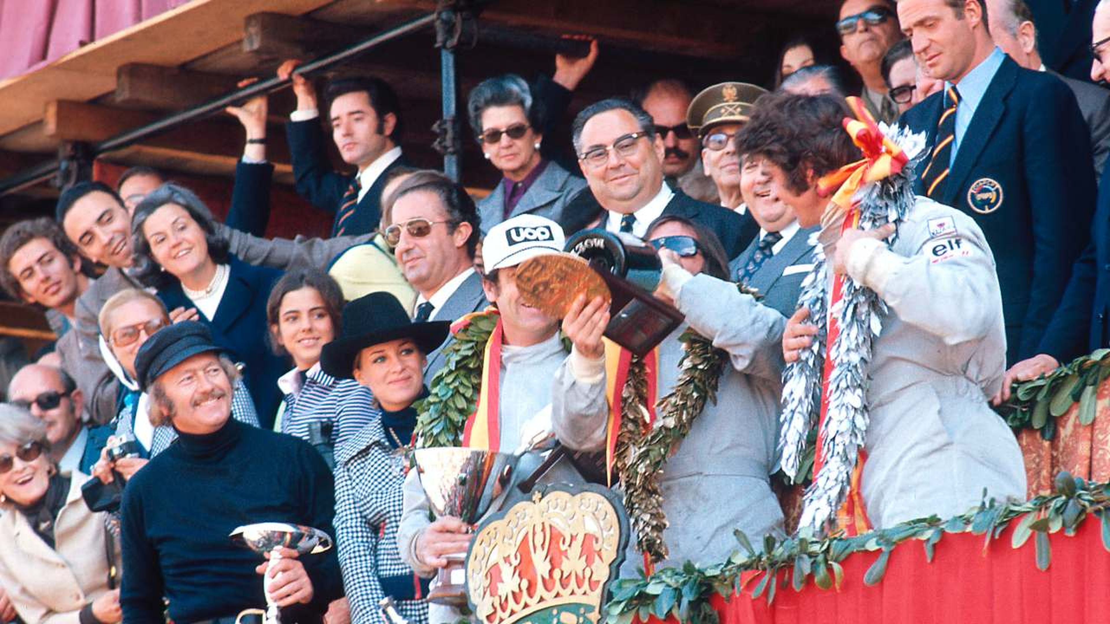 Rey Juan Carlos I en la F1