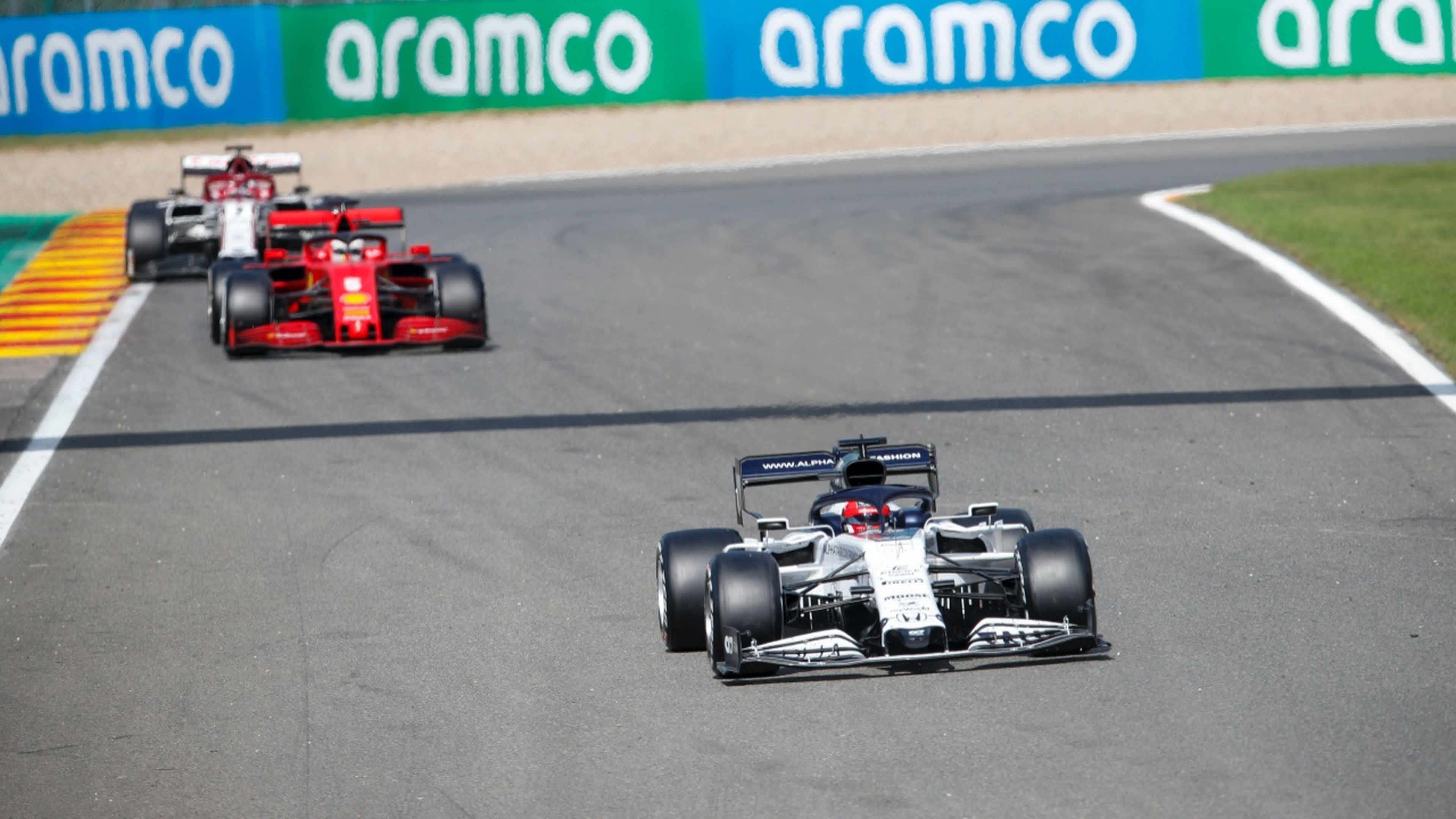 Vettel y Ferrari en Spa