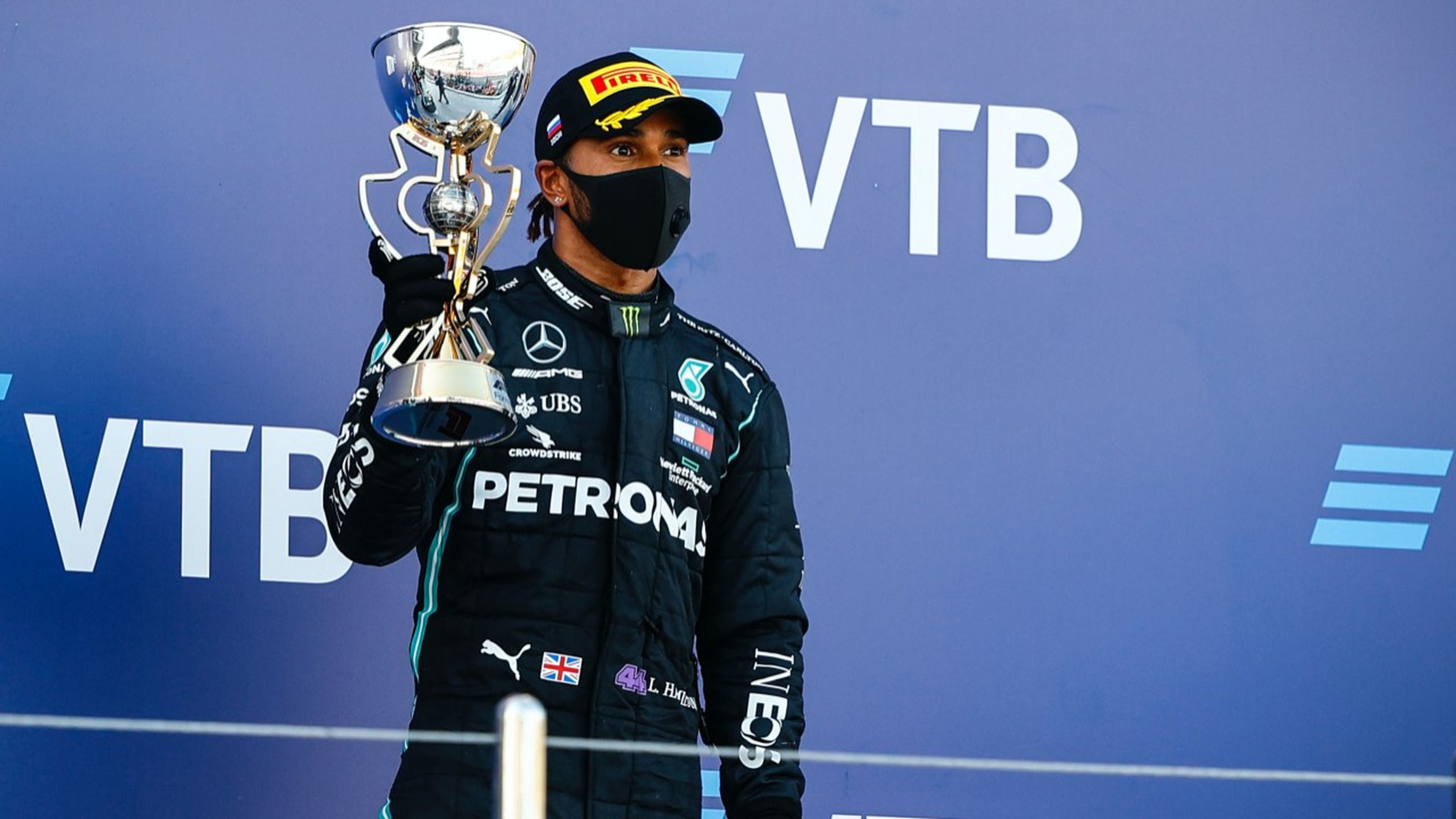 Hamilton en el GP de Rusia